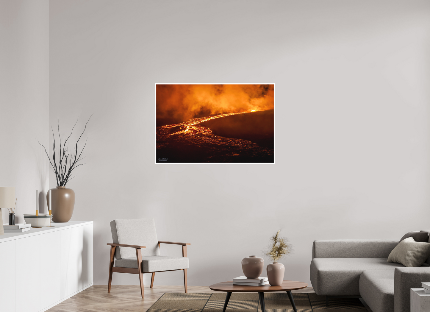 45 x 30″, Print with Matte Lamination Nightflow