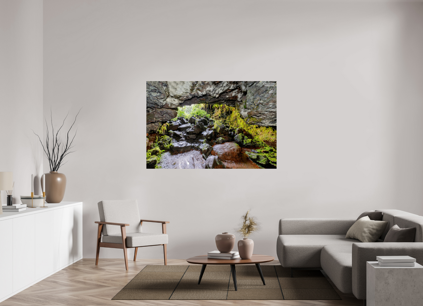 63.7 x 43″, Photo Print Under Acrylic Glass Threshold of Adventure