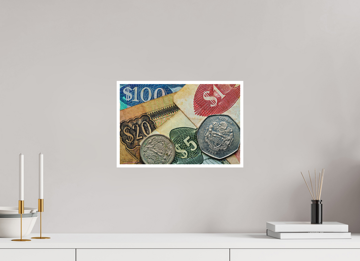 15 x 10″, Print with Matte Lamination Currency and Culture