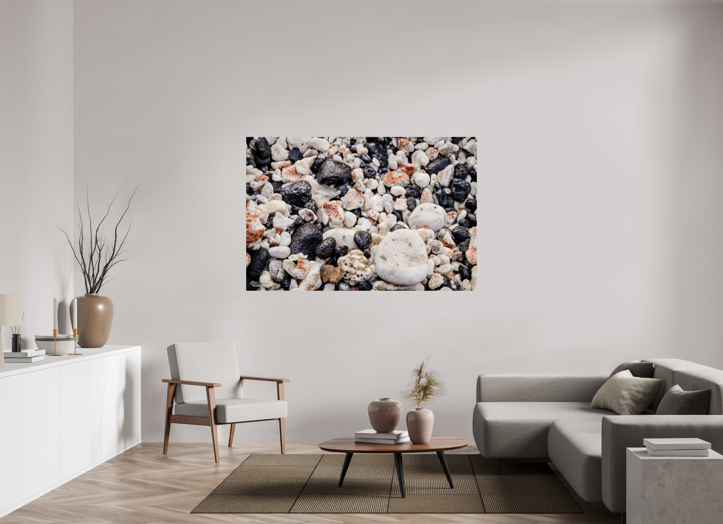 66 x 44″, Print with Aluminum Backing and Glossy Lamination (06C) Beach Bliss