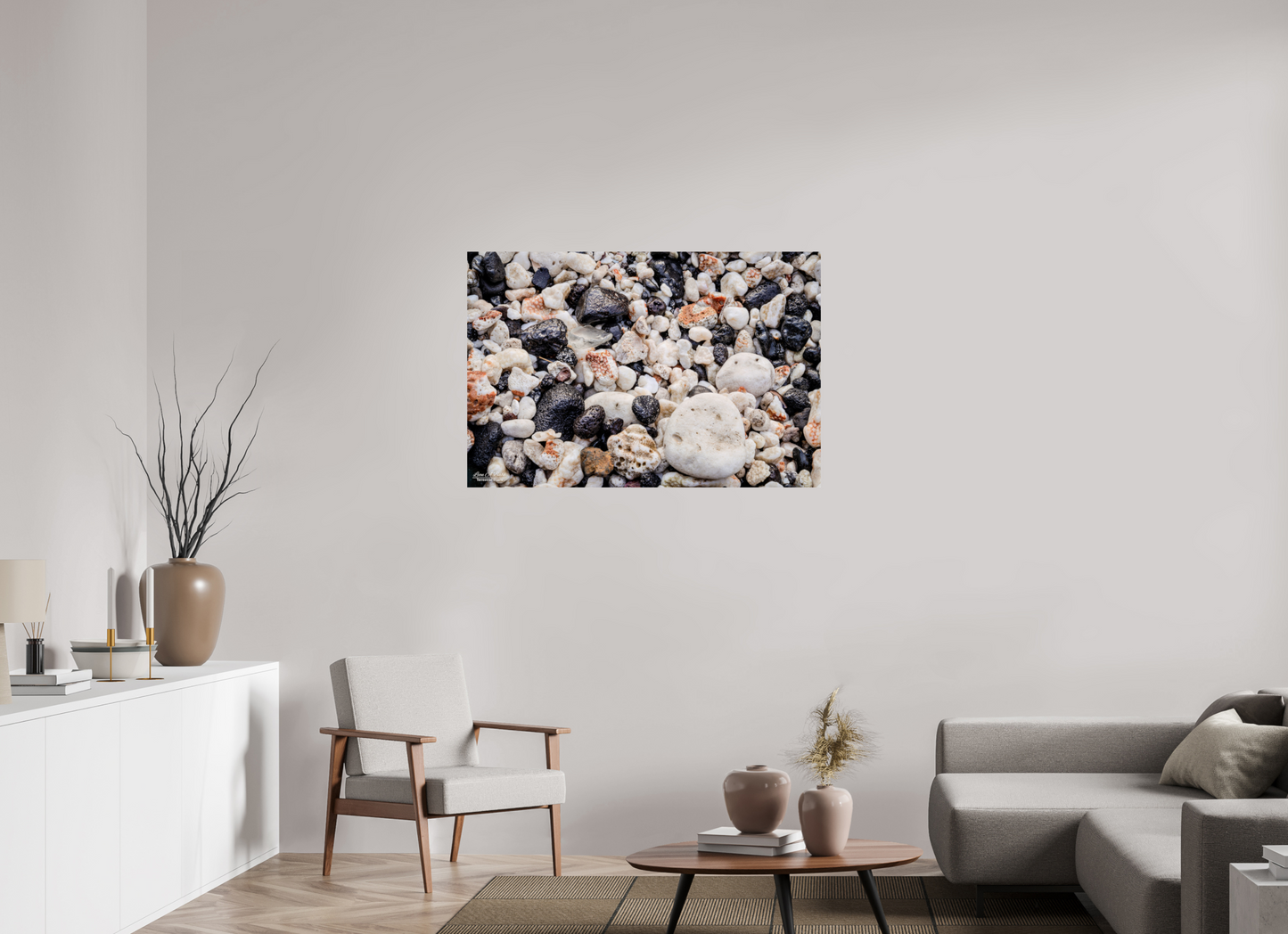 45 x 30″, Print with Aluminum Backing and Glossy Lamination (06C) Beach Bliss