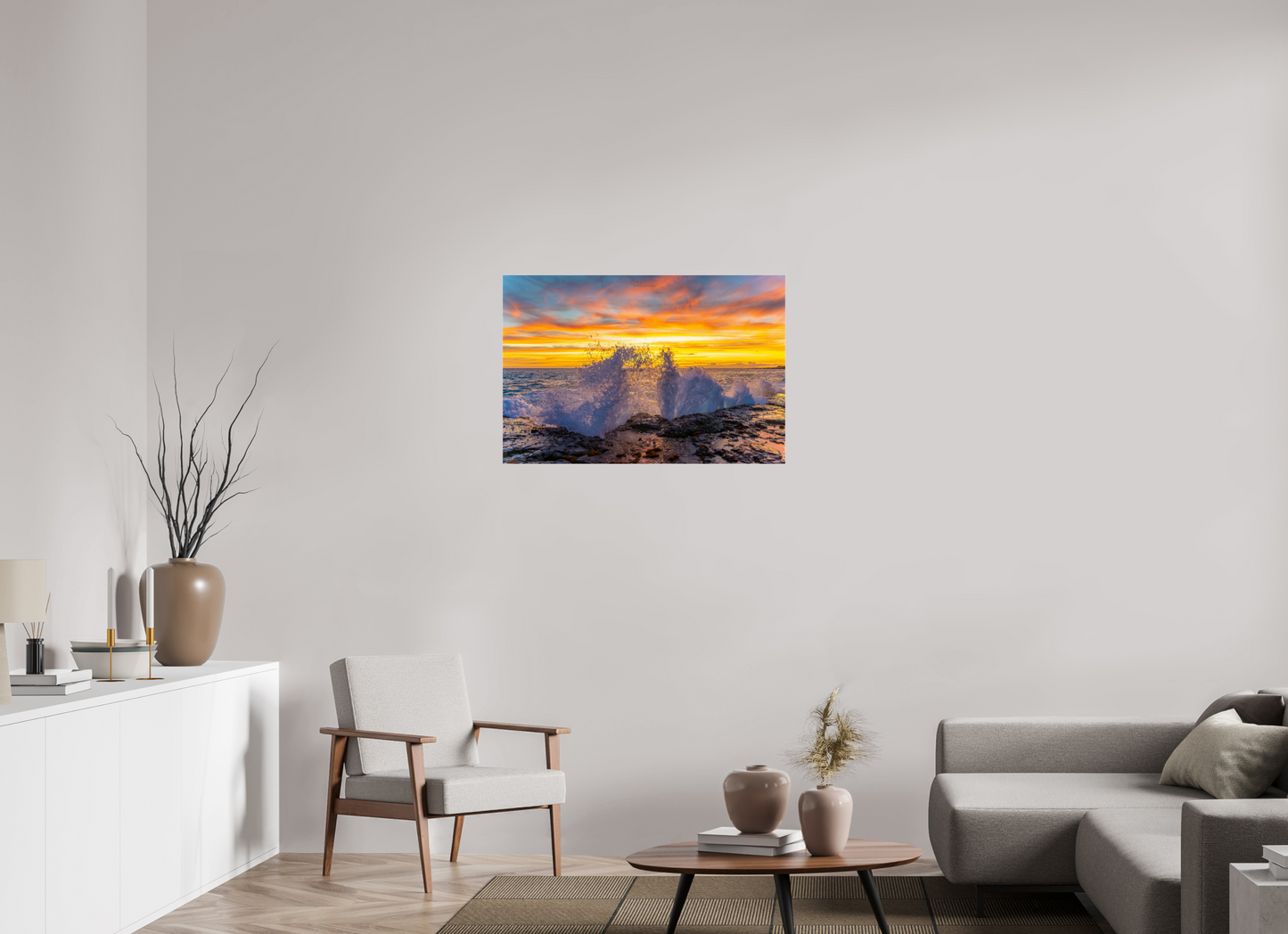 (05B) Crashing Waves at Sunset