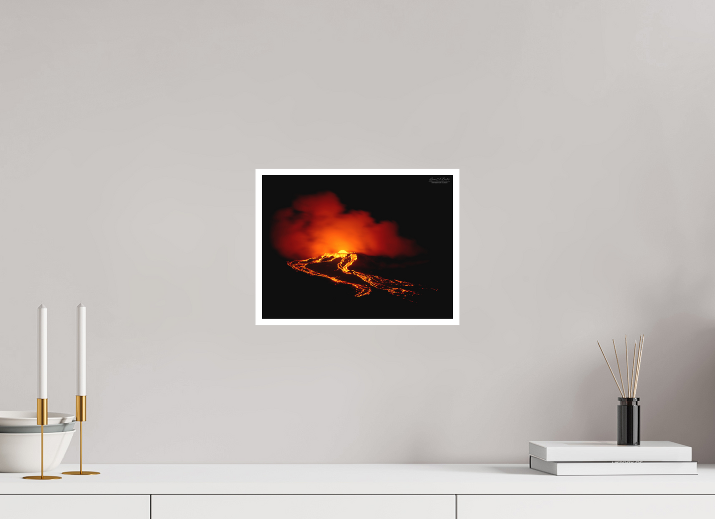 12 x 9″, Print with Matte Lamination (03G) Ember Vale