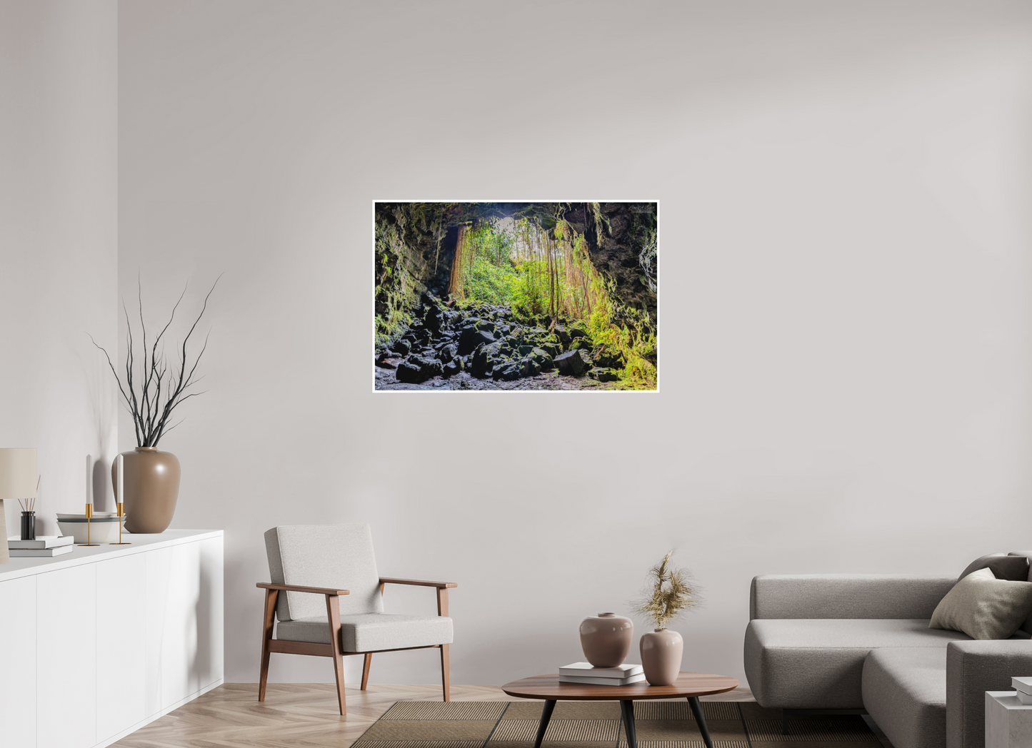 45 x 30″, Print with Matte Lamination Veil of Solitude 1