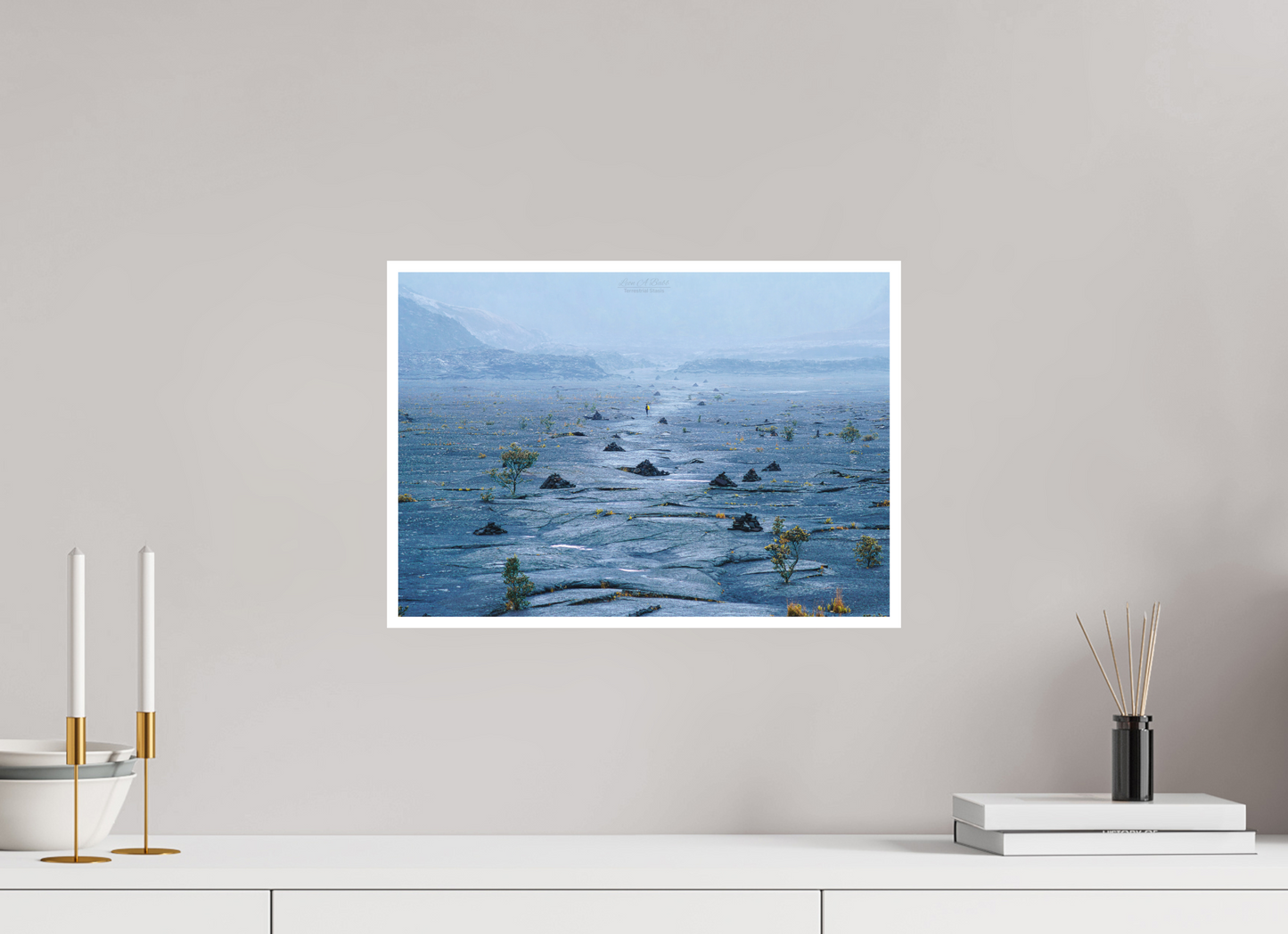 17.1 x 12″, Photo Print with Matte Lamination (10A) Hawaii Island Volcanic Crater