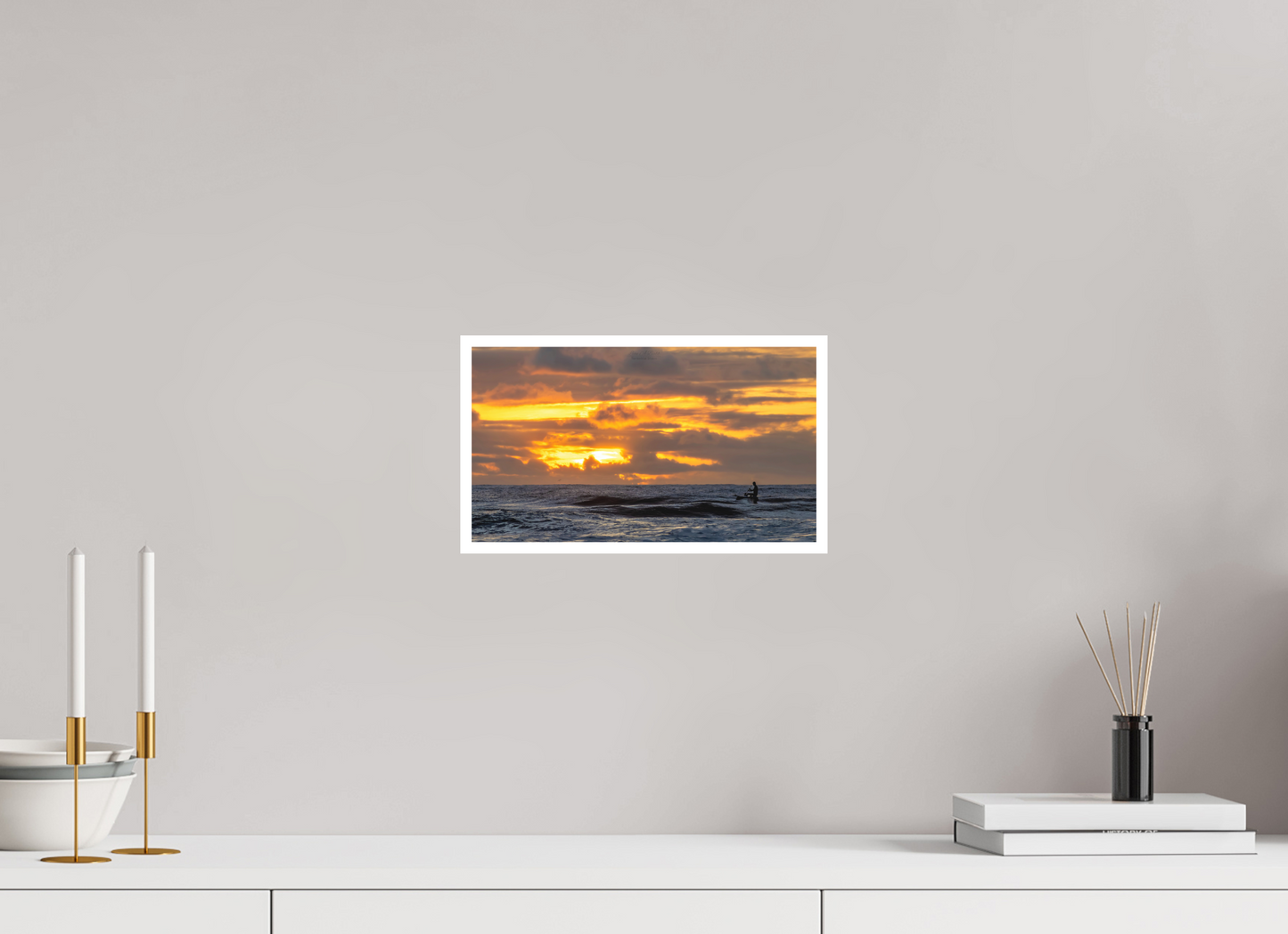 12 x 6.8″, Photo Print with Matte Lamination (05D) Ocean’s Morning