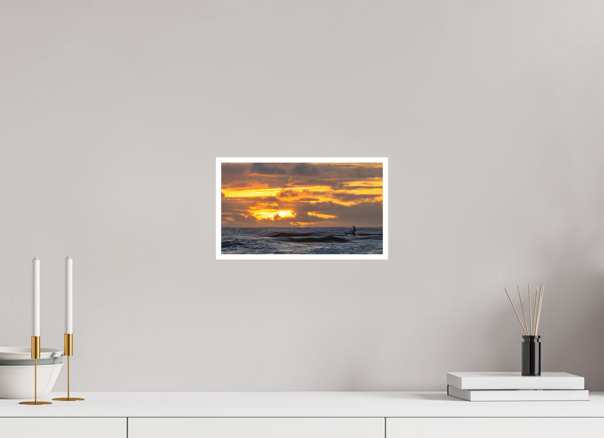 12 x 6.8″, Photo Print with Matte Lamination (05D) Ocean’s Morning