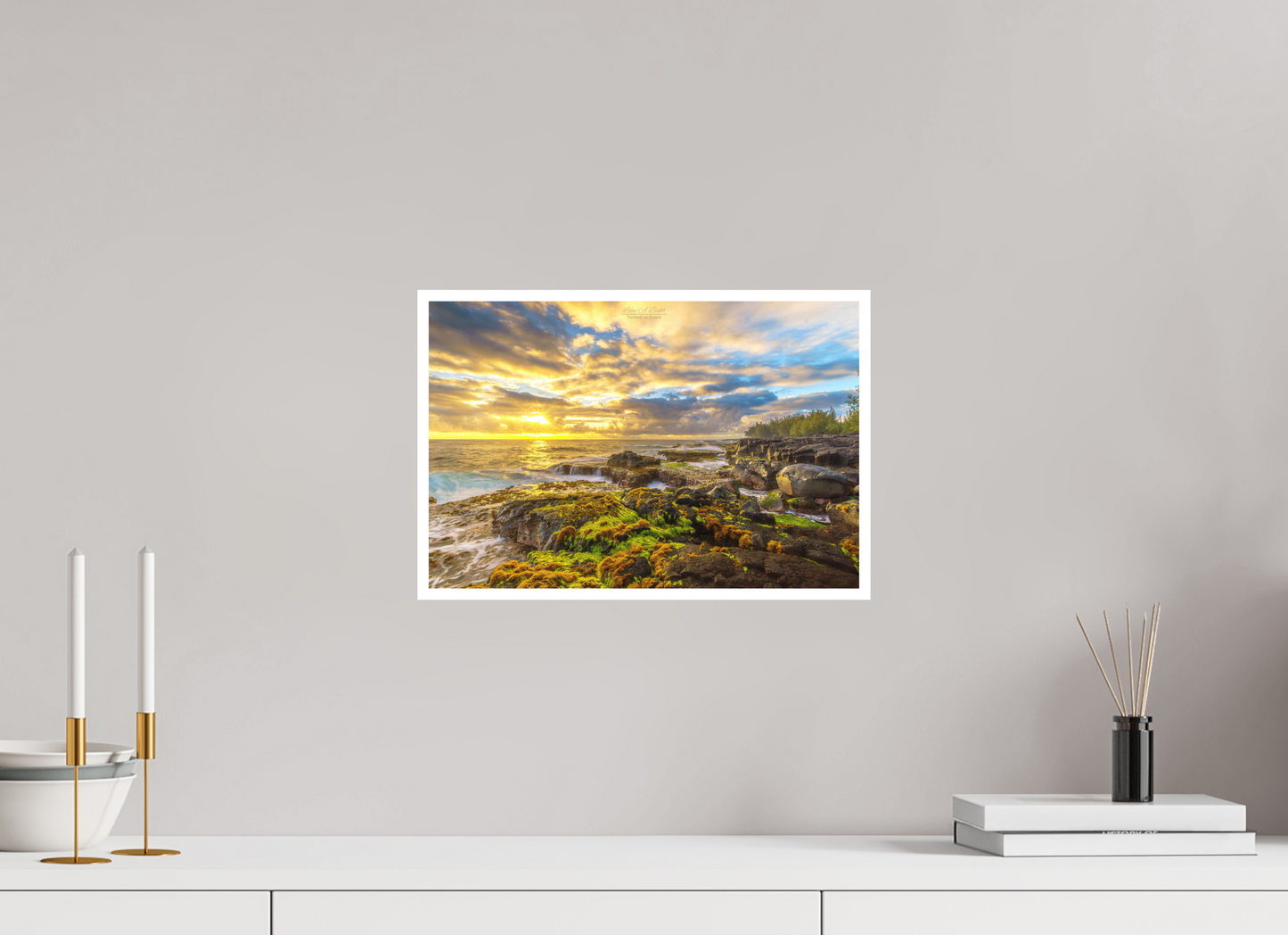 15 x 10″, Photo Print with Matte Lamination (05C) Maku’u Sunrise