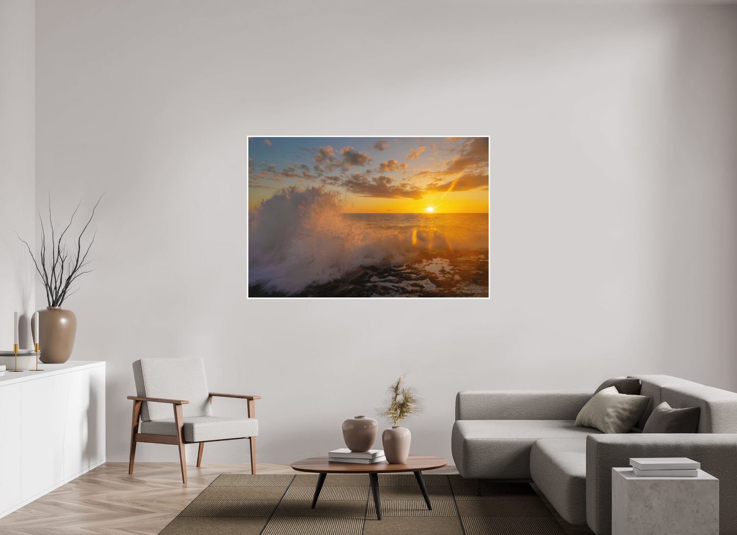 66 x 44″, Photo Print with Matte Lamination (05A) Kona Wave