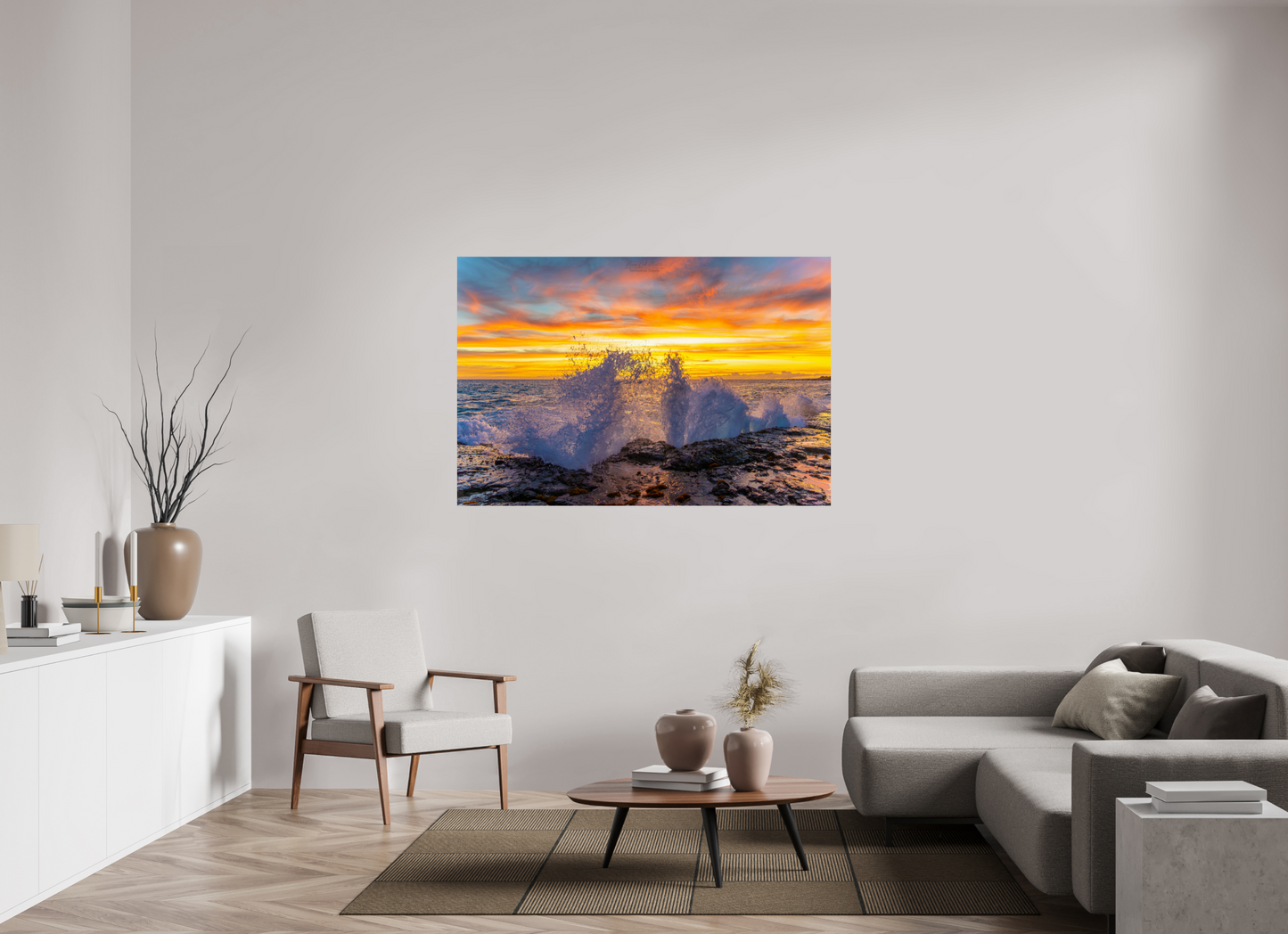 (05B) Crashing Waves at Sunset