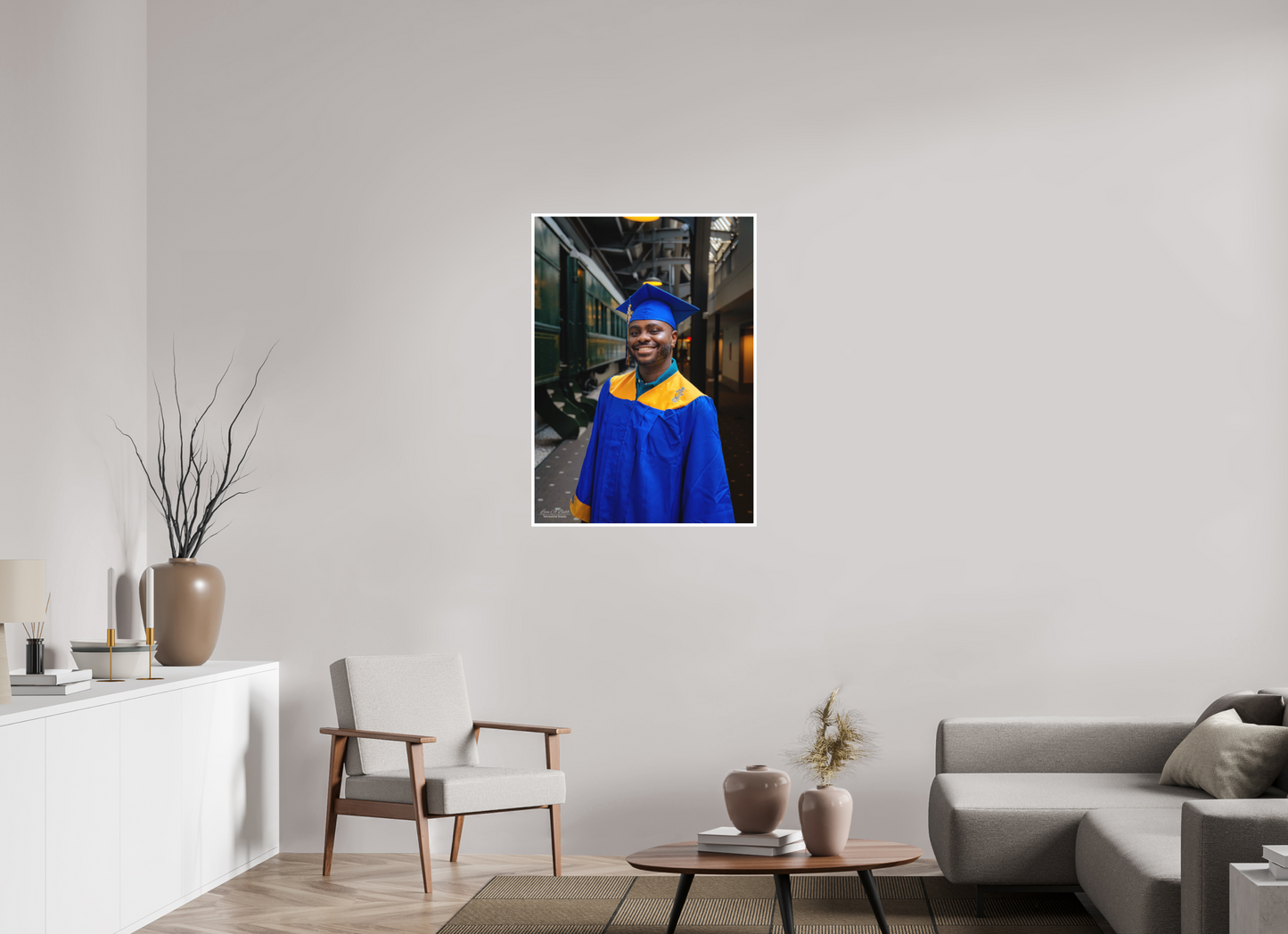 28 x 39.2″, Print with Matte Lamination (15B) Joseph’s High School Graduation