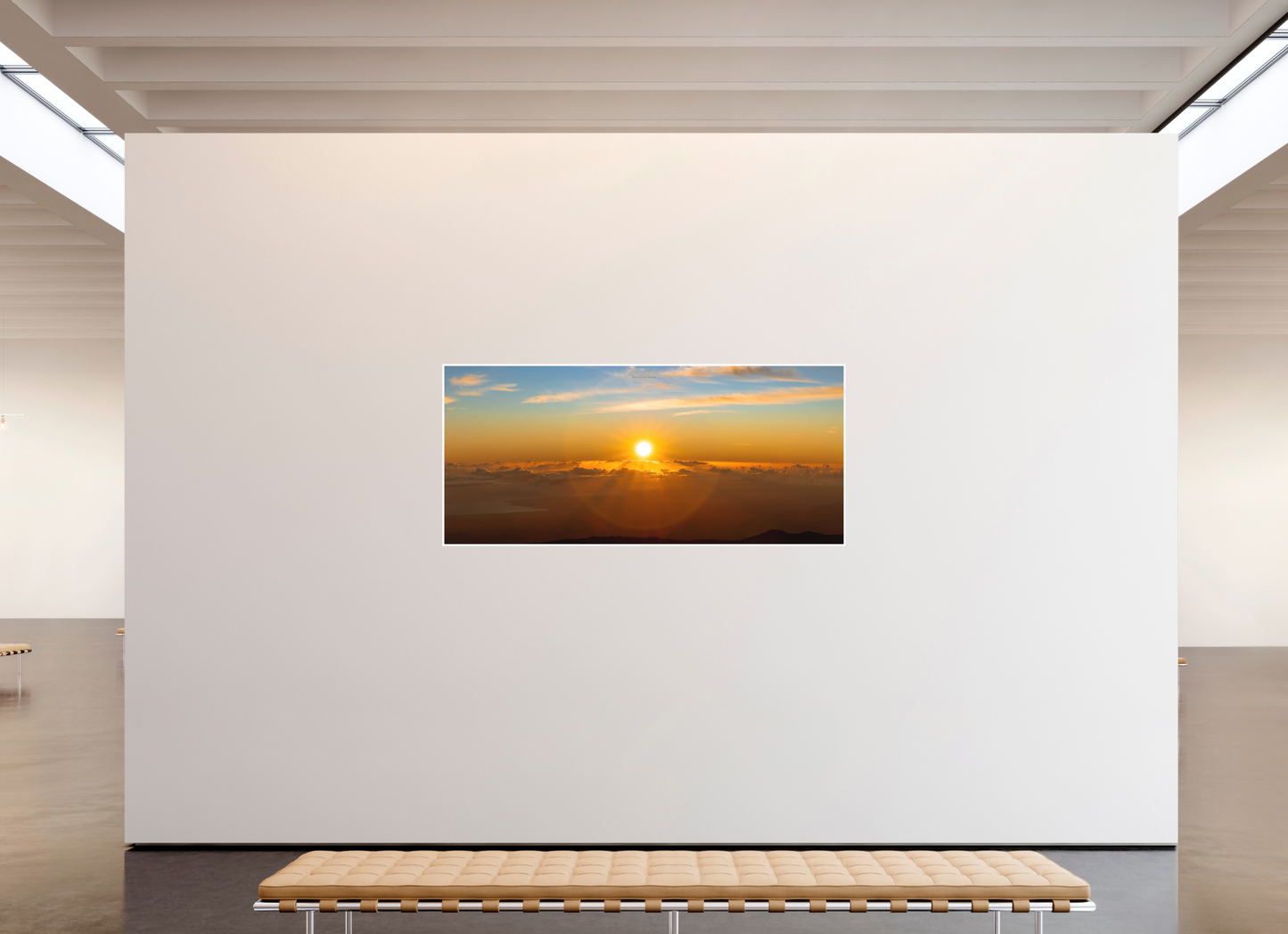 78.5 x 35″, Print with Matte Lamination (02F) First Light Over Hilo