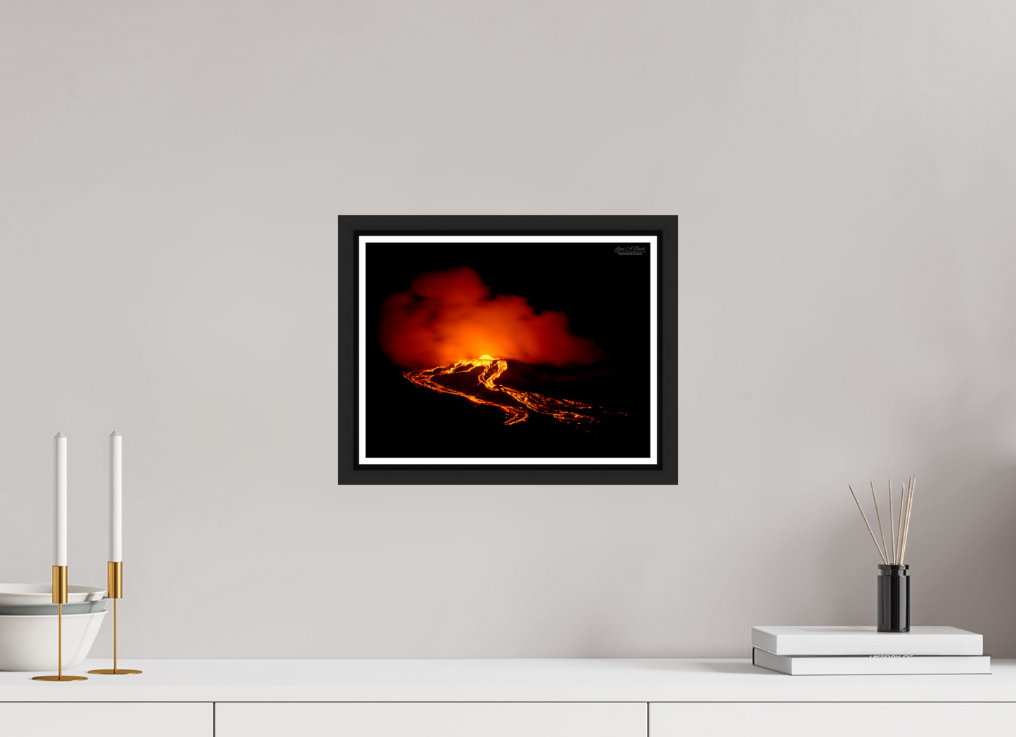 12 x 9″, Black Matte Floater Frame with Acrylic Glass (03G) Ember Vale