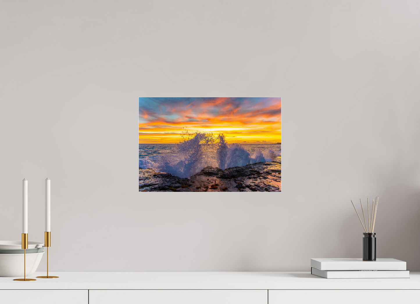 (05B) Crashing Waves at Sunset