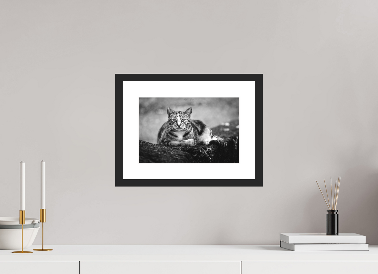 12 x 8″, Standard Black Matte Wood Frame (08H) Soul of the Park