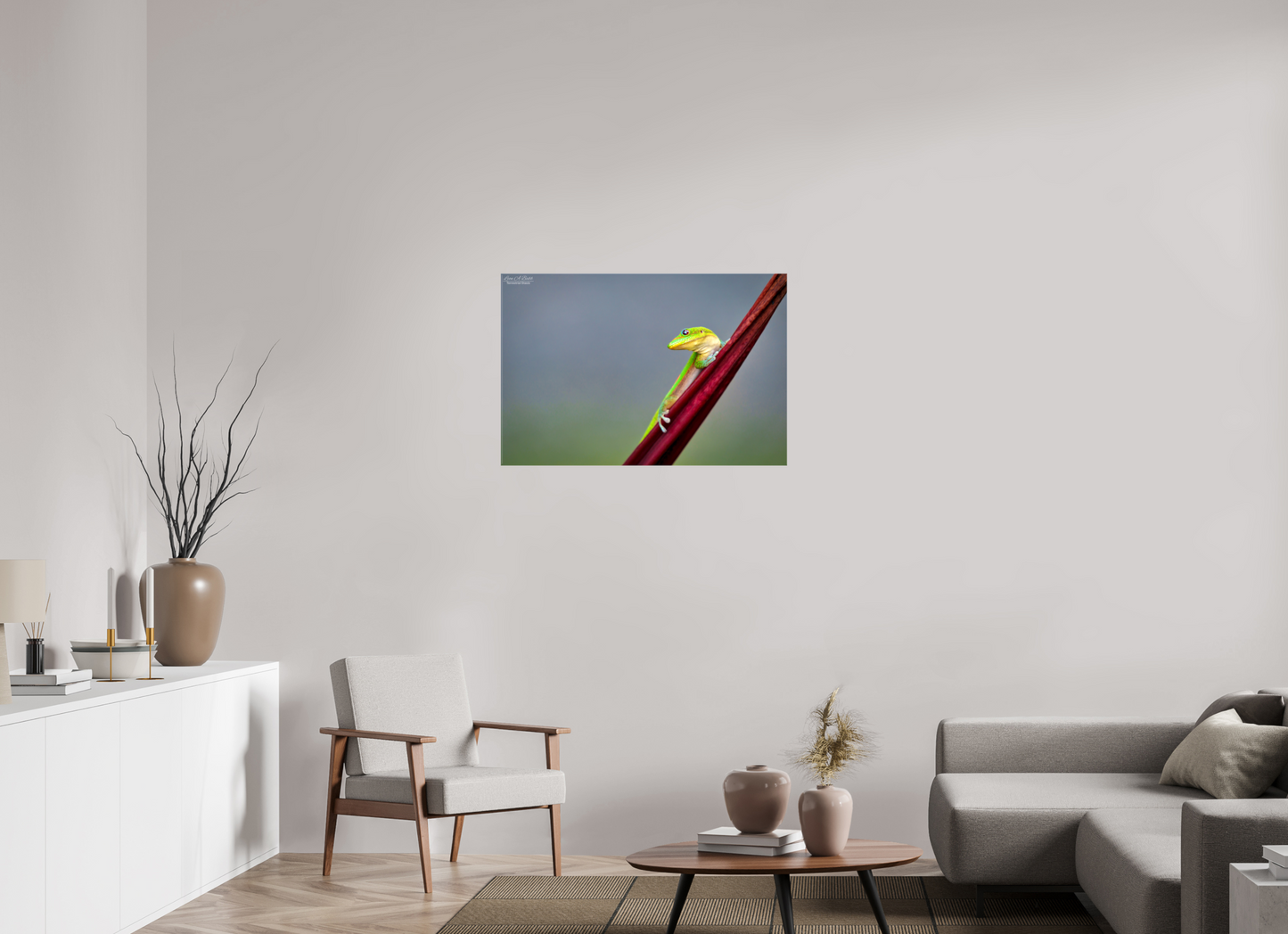 36 x 24″, Glossy Canvas Stretcher Frame with Mirrored Edges (08Q) Quiet Gaze