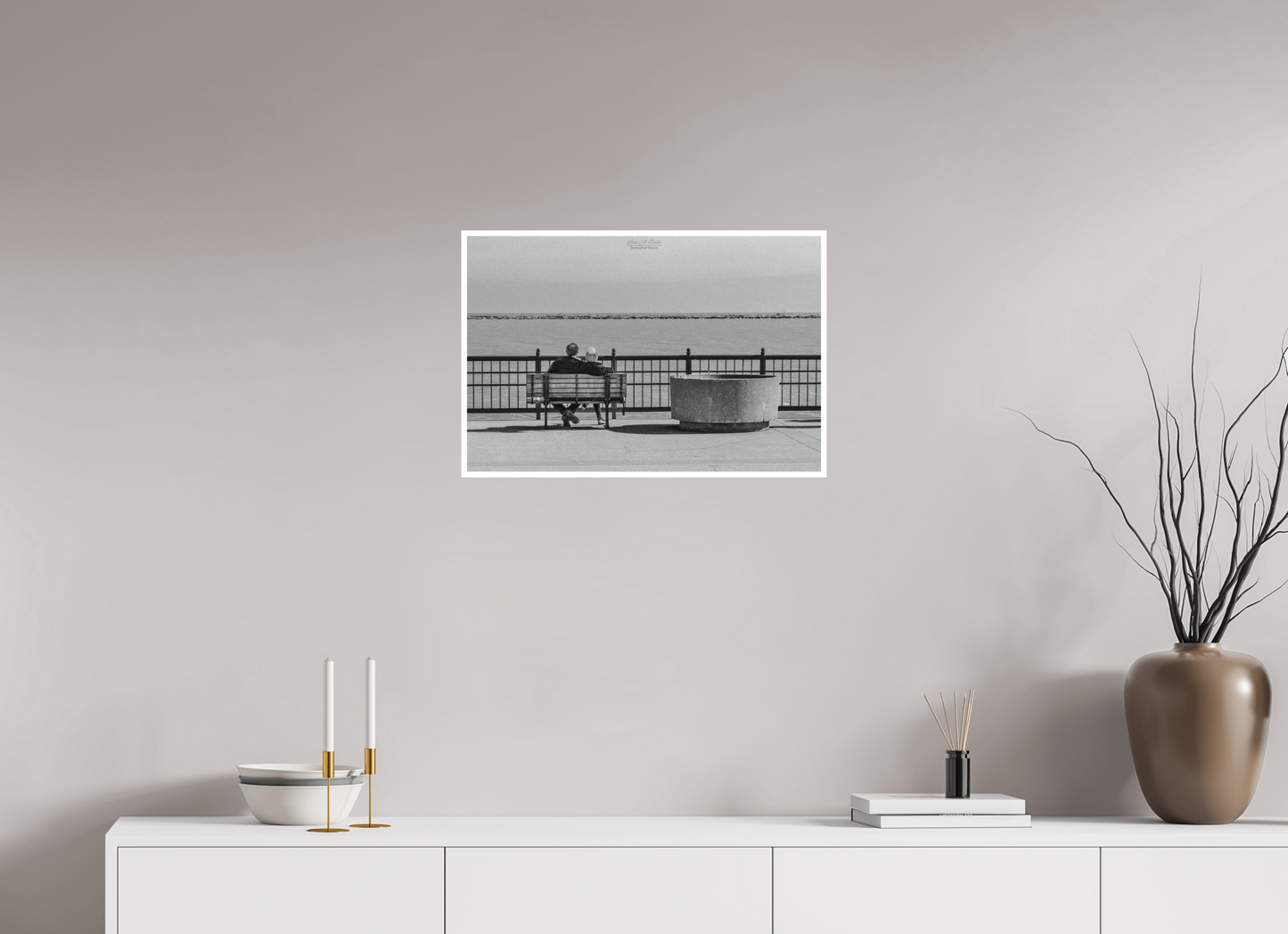 24 x 16″, Print with Matte Lamination (15A) Lovers in Chicago