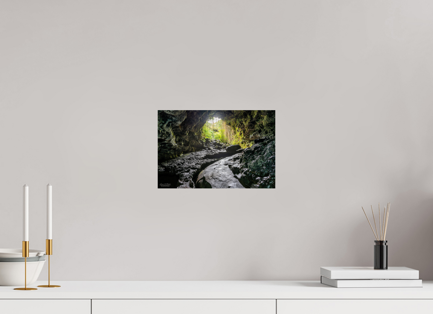 12 x 8″, Print with Aluminum Backing and Glossy Lamination Journey's End