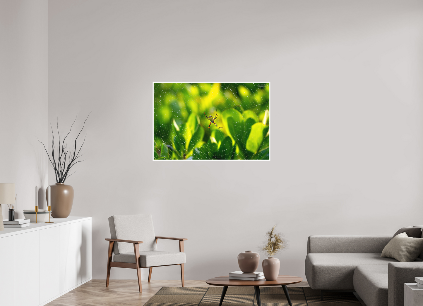 45 x 30″, Print with Matte Lamination (09C) Hawaiian Garden Spider
