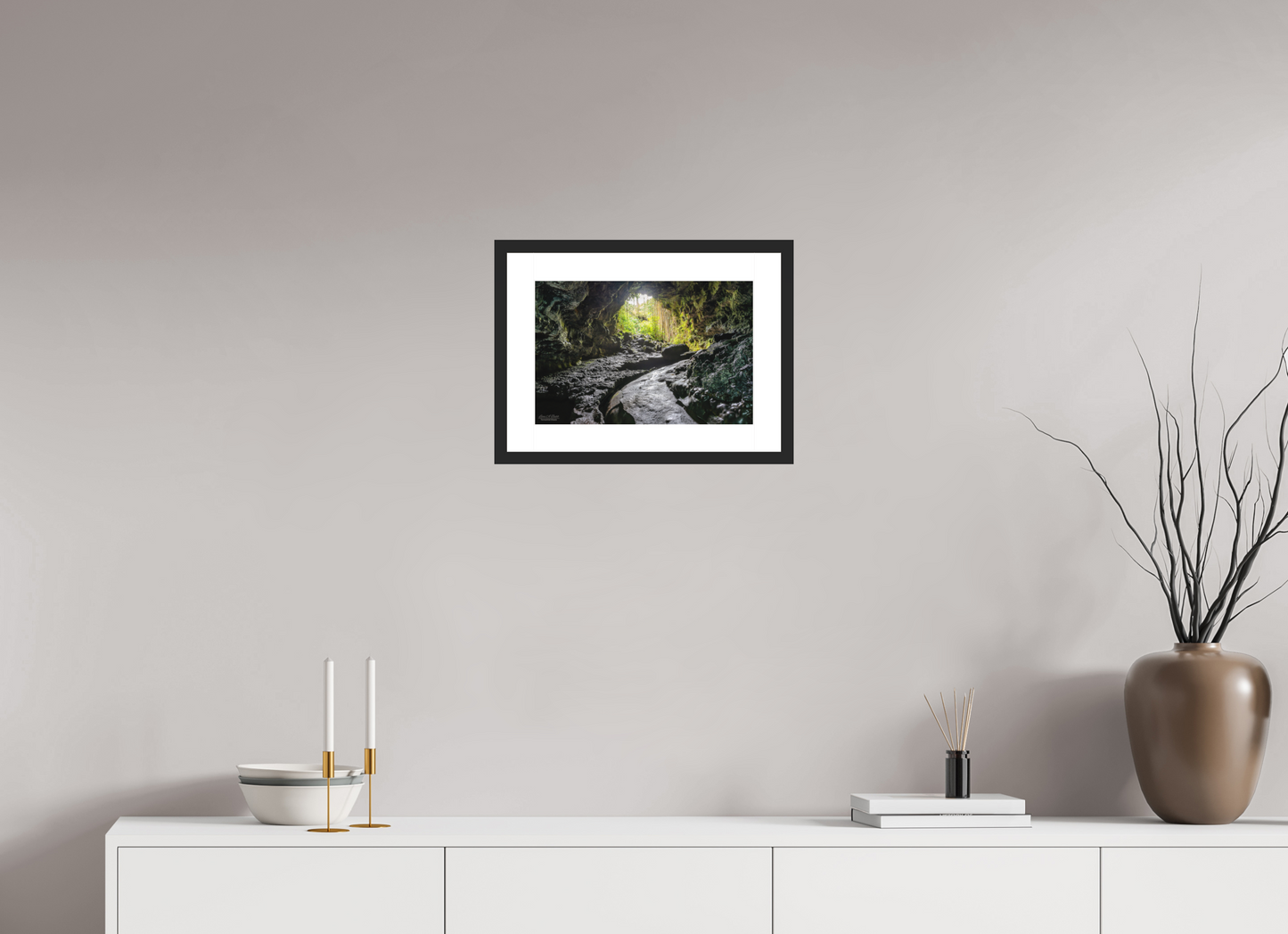 15 x 10″, Classic Black Matte Wood Frame Journey's End