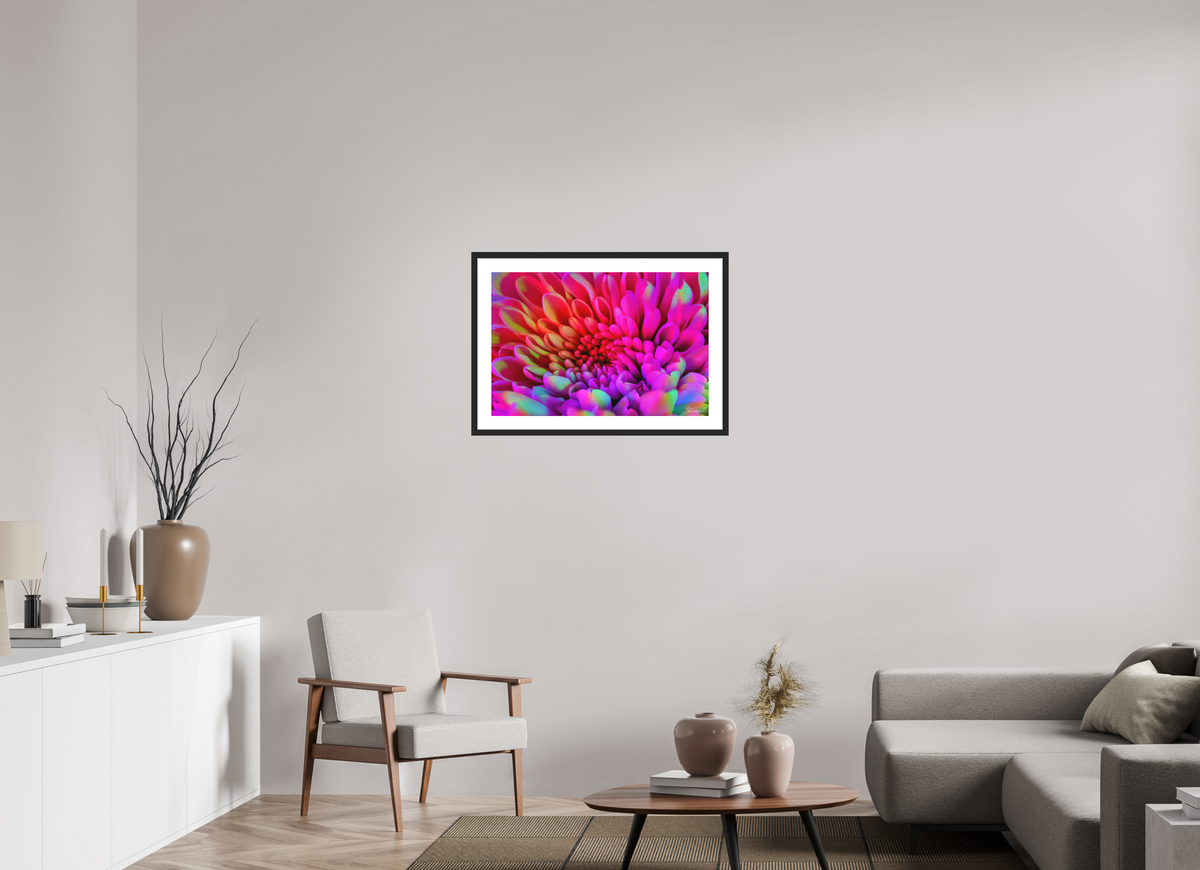 30 x 20″, Classic Black Matte Wood Frame ????