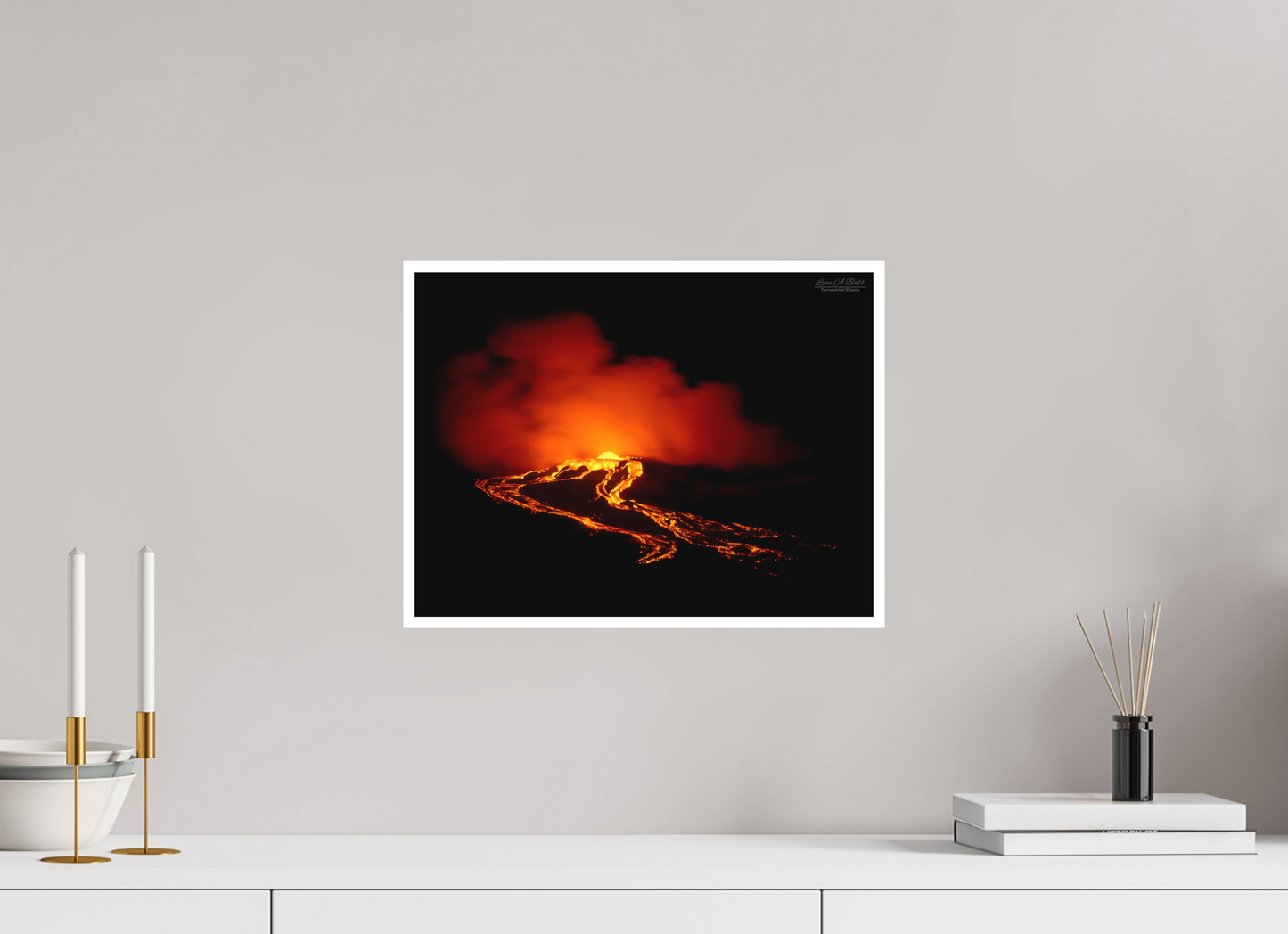 16 x 12″, Print with Matte Lamination (03G) Ember Vale