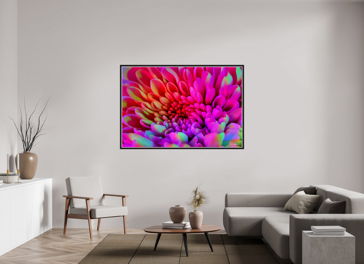 66 x 44″, Black Matte Floater Frame with Acrylic Glass ????