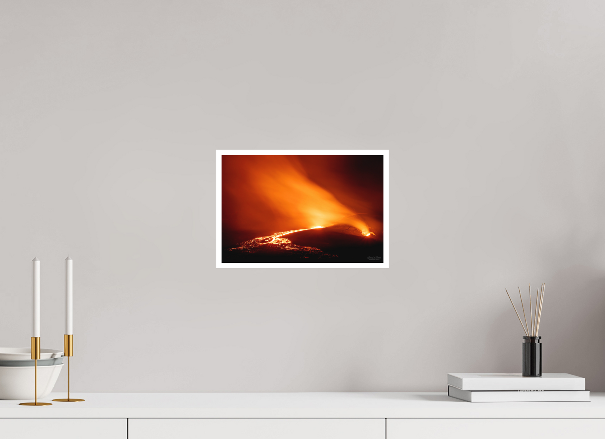 12 x 8″, Print with Matte Lamination Kīlauea Nights