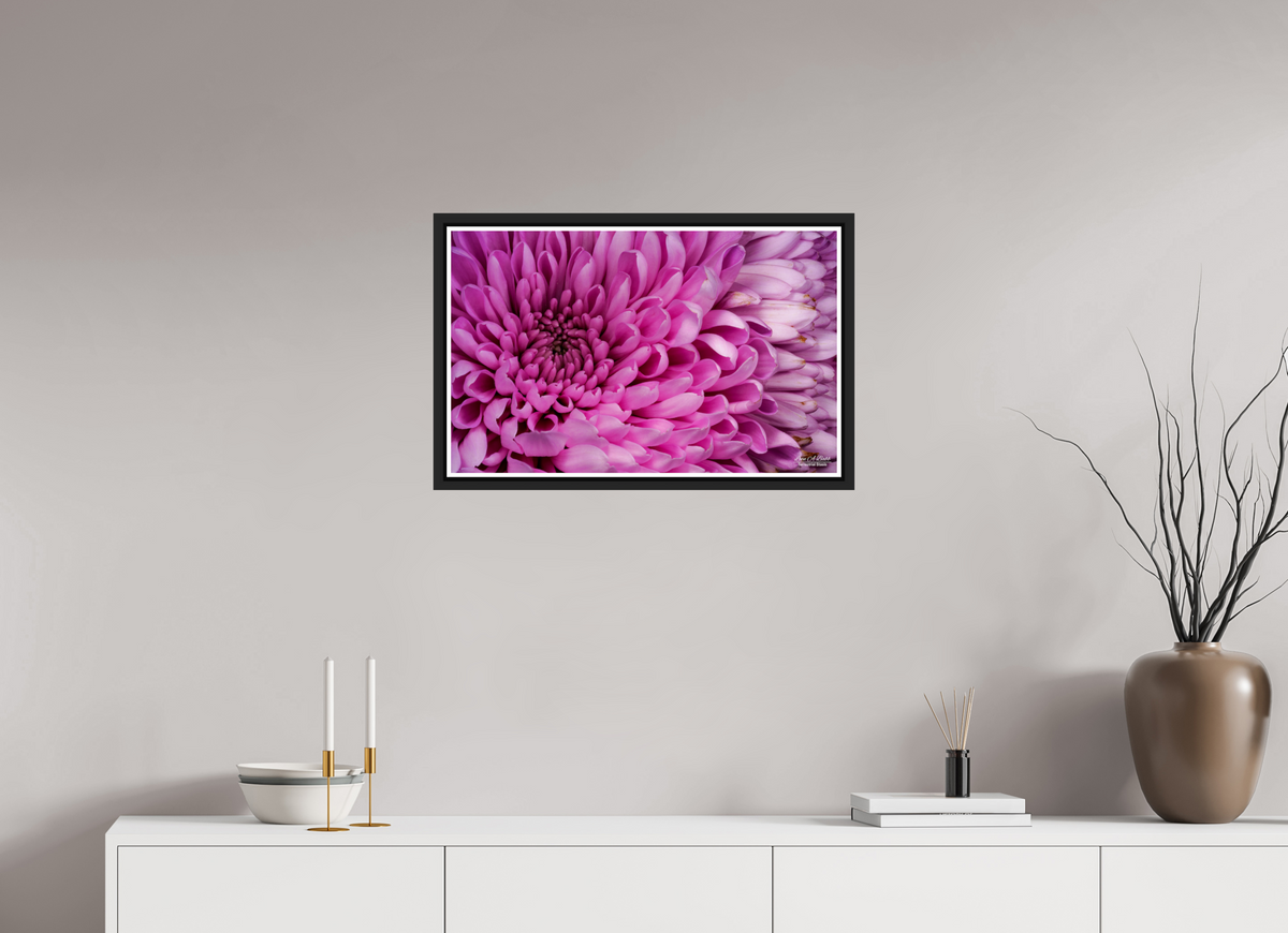 25.6 x 16″, Black Matte Floater Frame with Acrylic Glass ???
