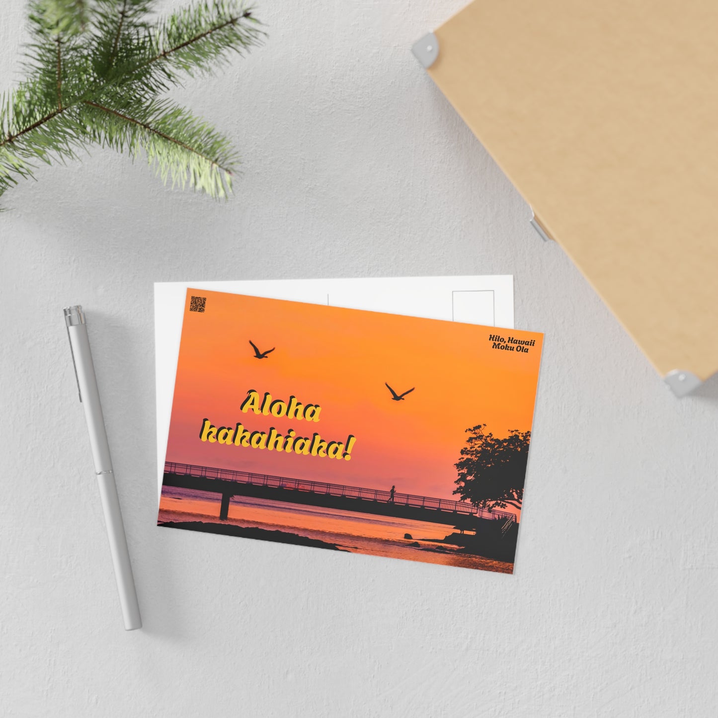 (01D) Postcard (1) - Bridge to Moku Ola