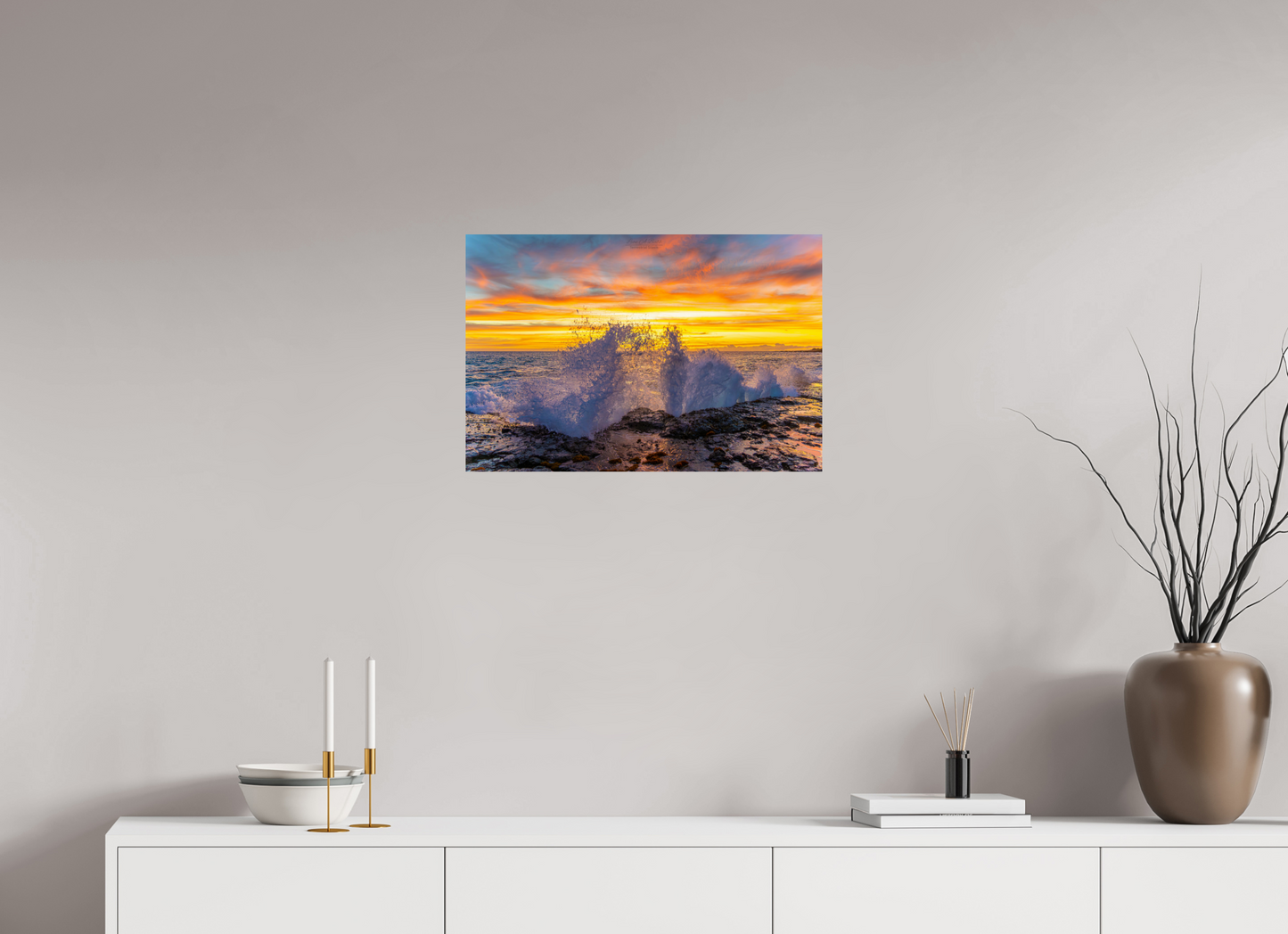 (05B) Crashing Waves at Sunset