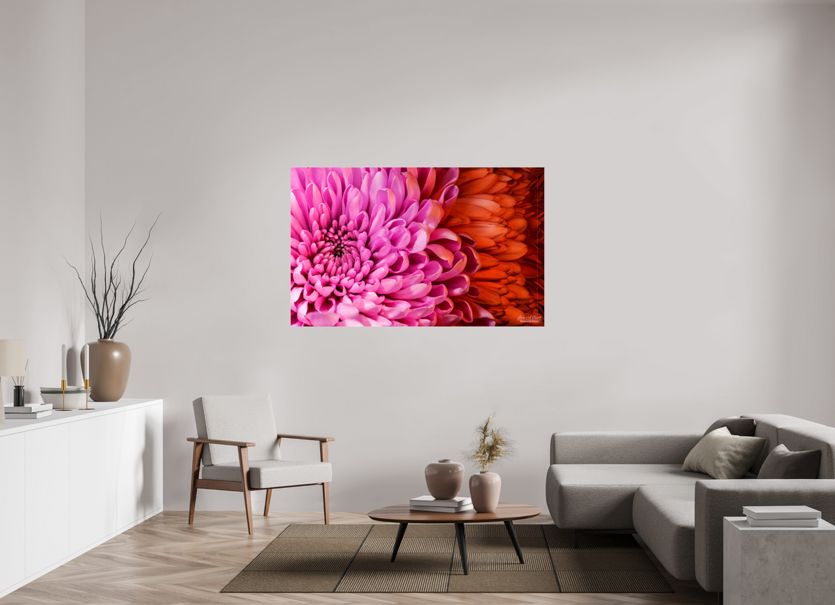 62.4 x 39″, Glossy Canvas Stretcher Frame with Mirrored Edges ??