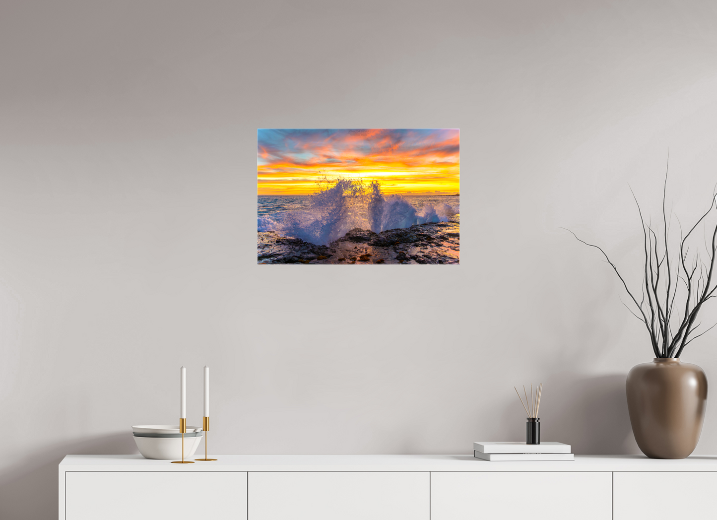 (05B) Crashing Waves at Sunset