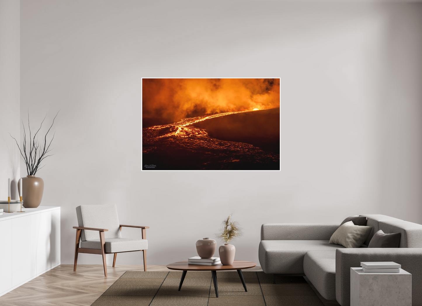 66 x 44″, Print with Matte Lamination Nightflow