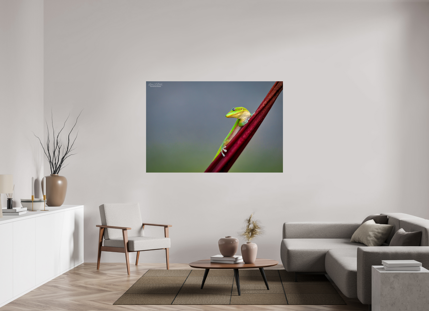 66 x 44″, Print with Aluminum Backing and Glossy Lamination (08Q) Quiet Gaze
