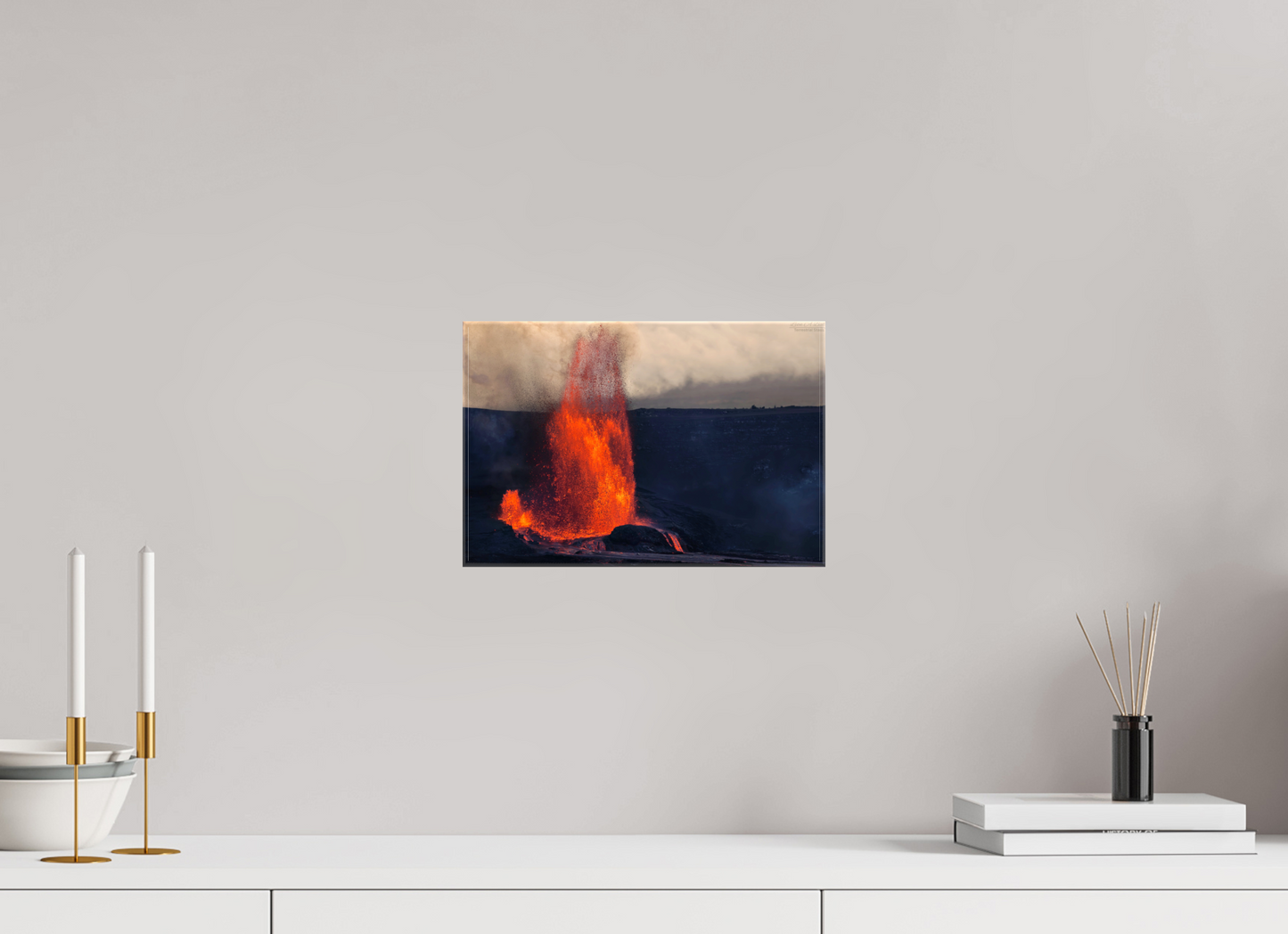 12 x 8″, Glossy Canvas (03D) Earth in Motion