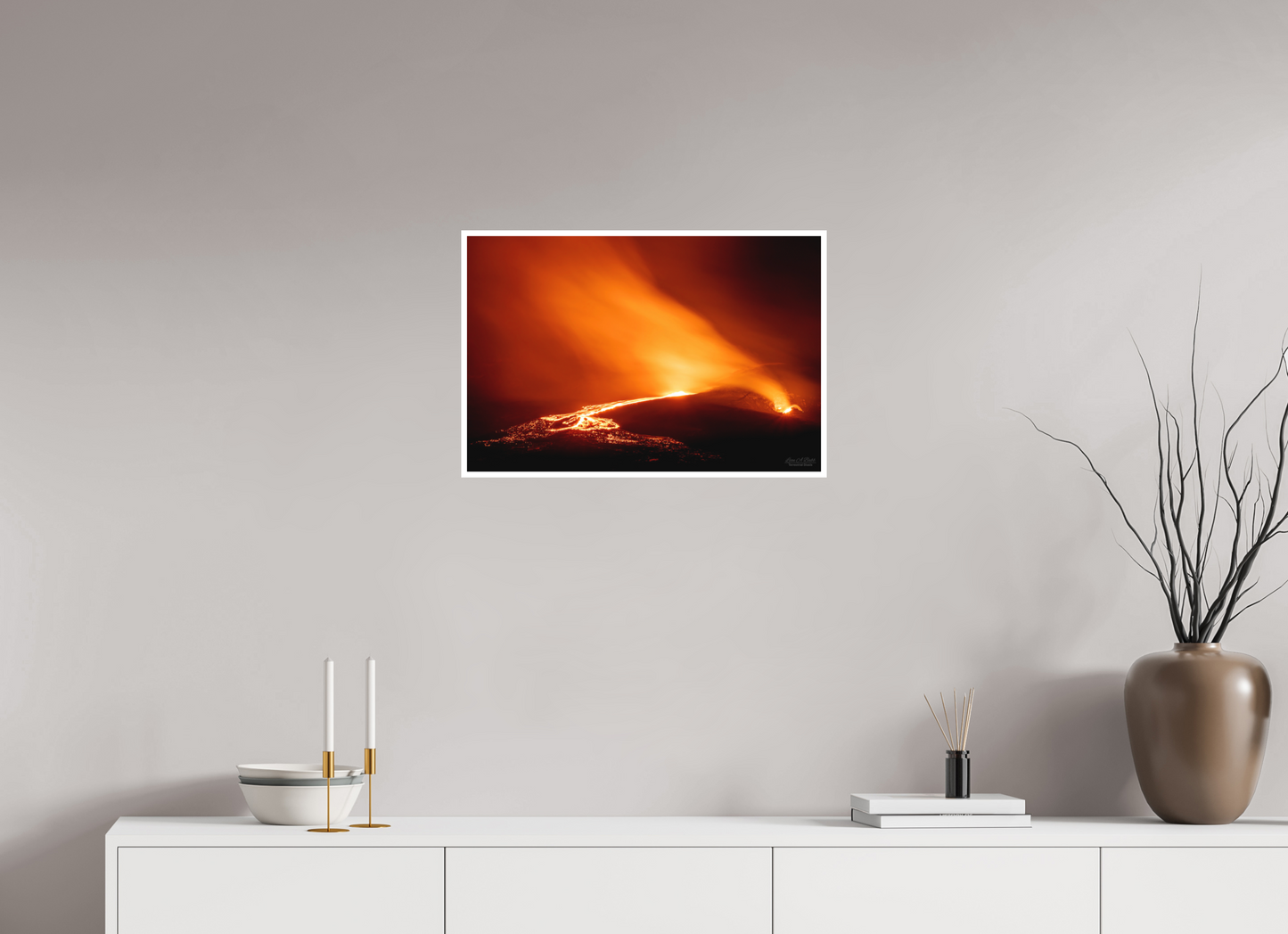 24 x 16″, Print with Matte Lamination Kīlauea Nights