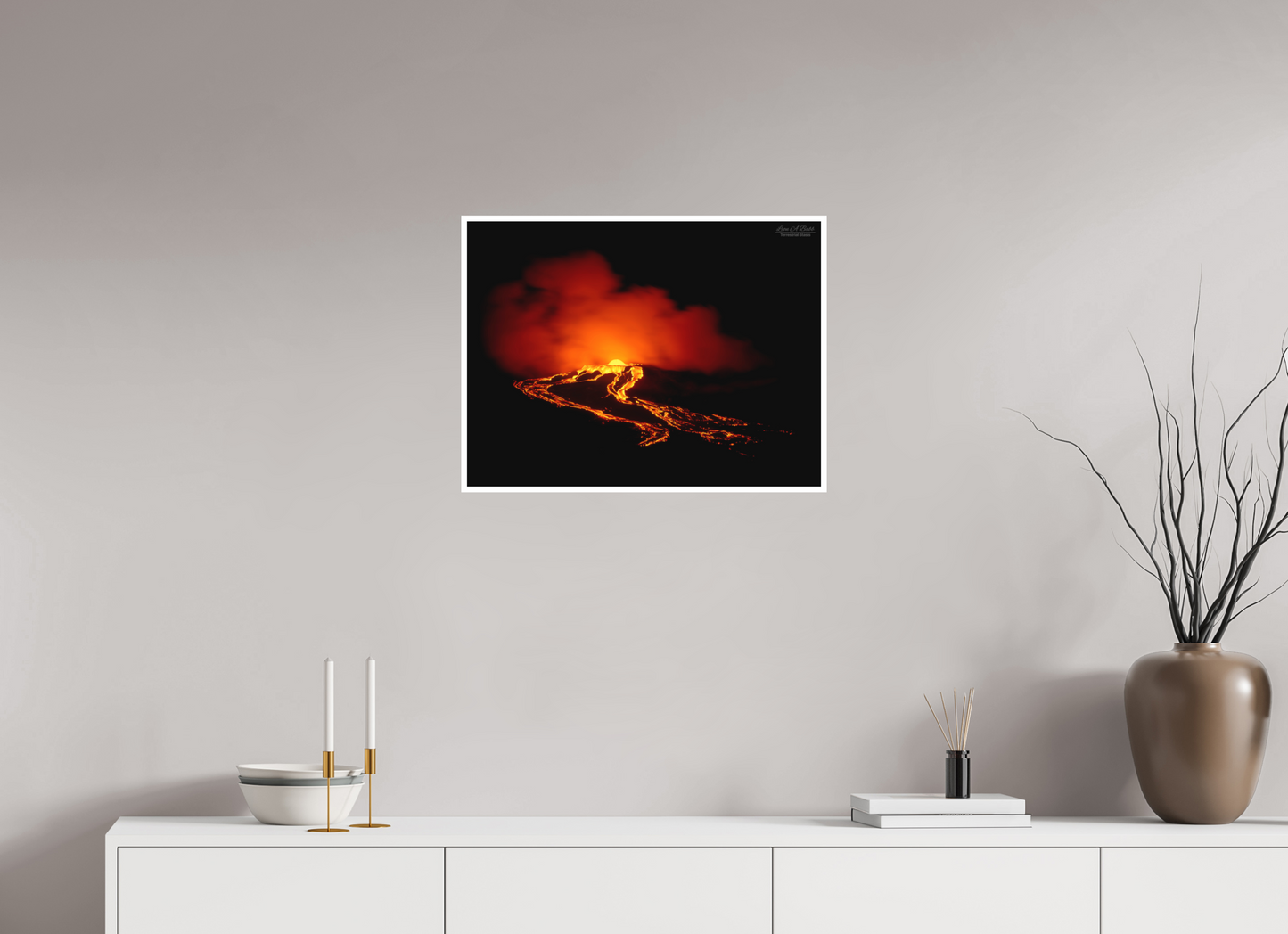 24 x 18″, Print with Matte Lamination (03G) Ember Vale