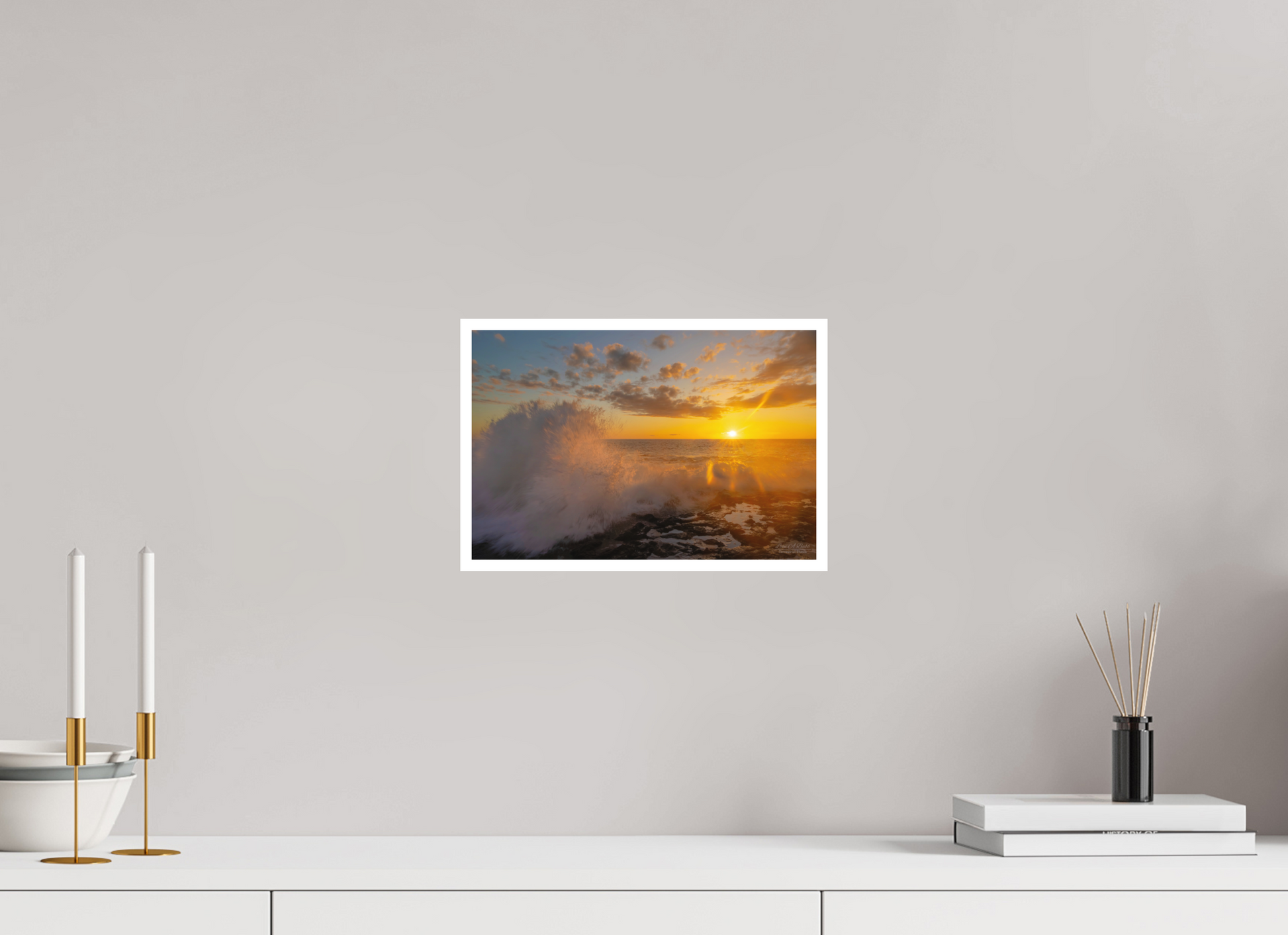 12 x 8″, Photo Print with Matte Lamination (05A) Kona Wave