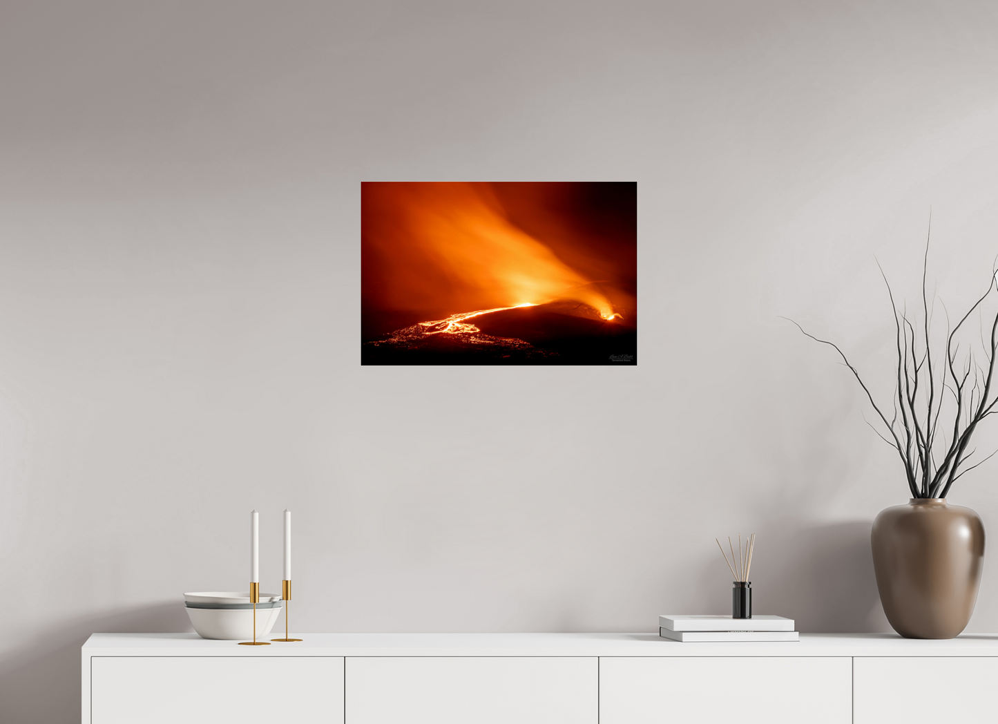 24 x 16″, Photo Print Under Acrylic Glass Kīlauea Nights