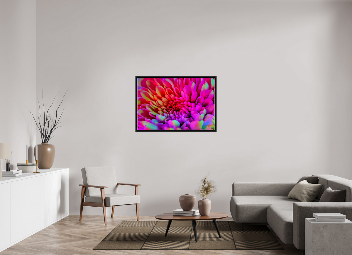 45 x 30″, Black Matte Floater Frame with Acrylic Glass ????