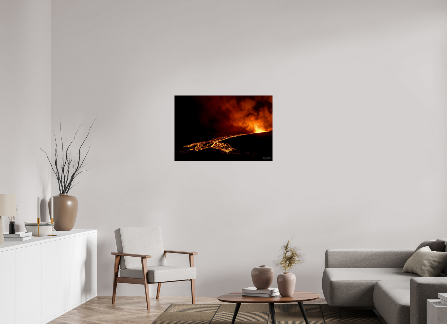 36 x 24″, Photo Print Under Acrylic Glass Flux of Flame