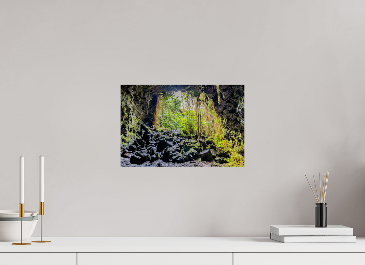 15 x 10″, Print with Aluminum Backing and Glossy Lamination Veil of Solitude 1
