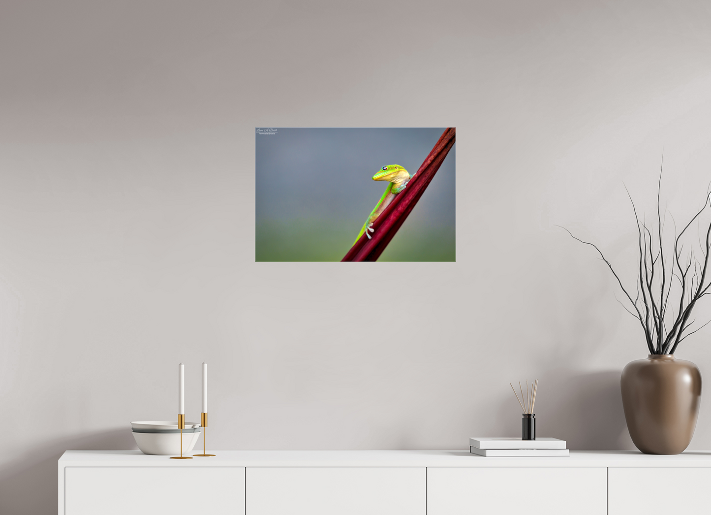 24 x 16″, Glossy Canvas Stretcher Frame with Mirrored Edges (08Q) Quiet Gaze
