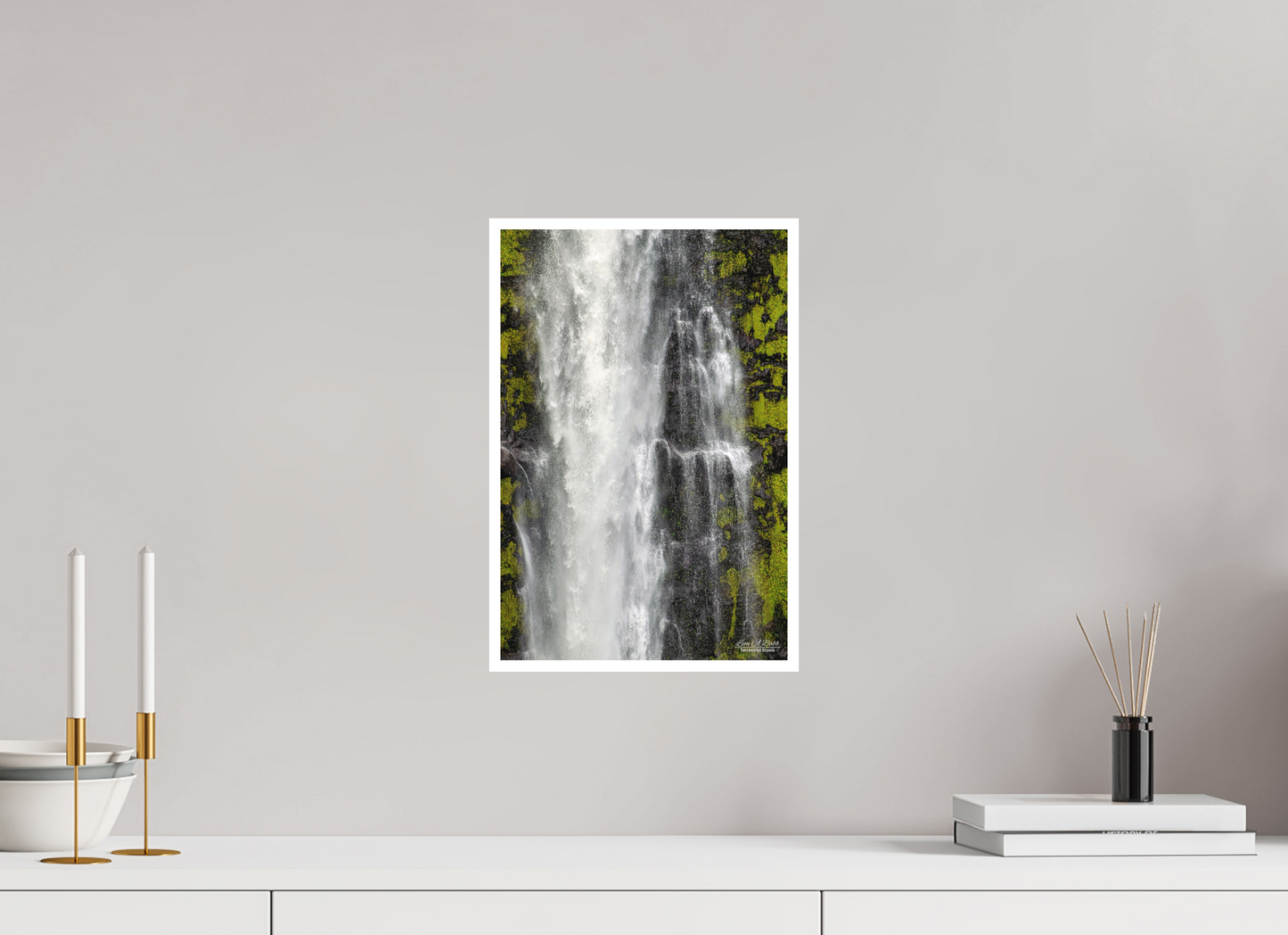 10 x 15″, Photo Print with Matte Lamination (04D) Akaka Falls Cascade