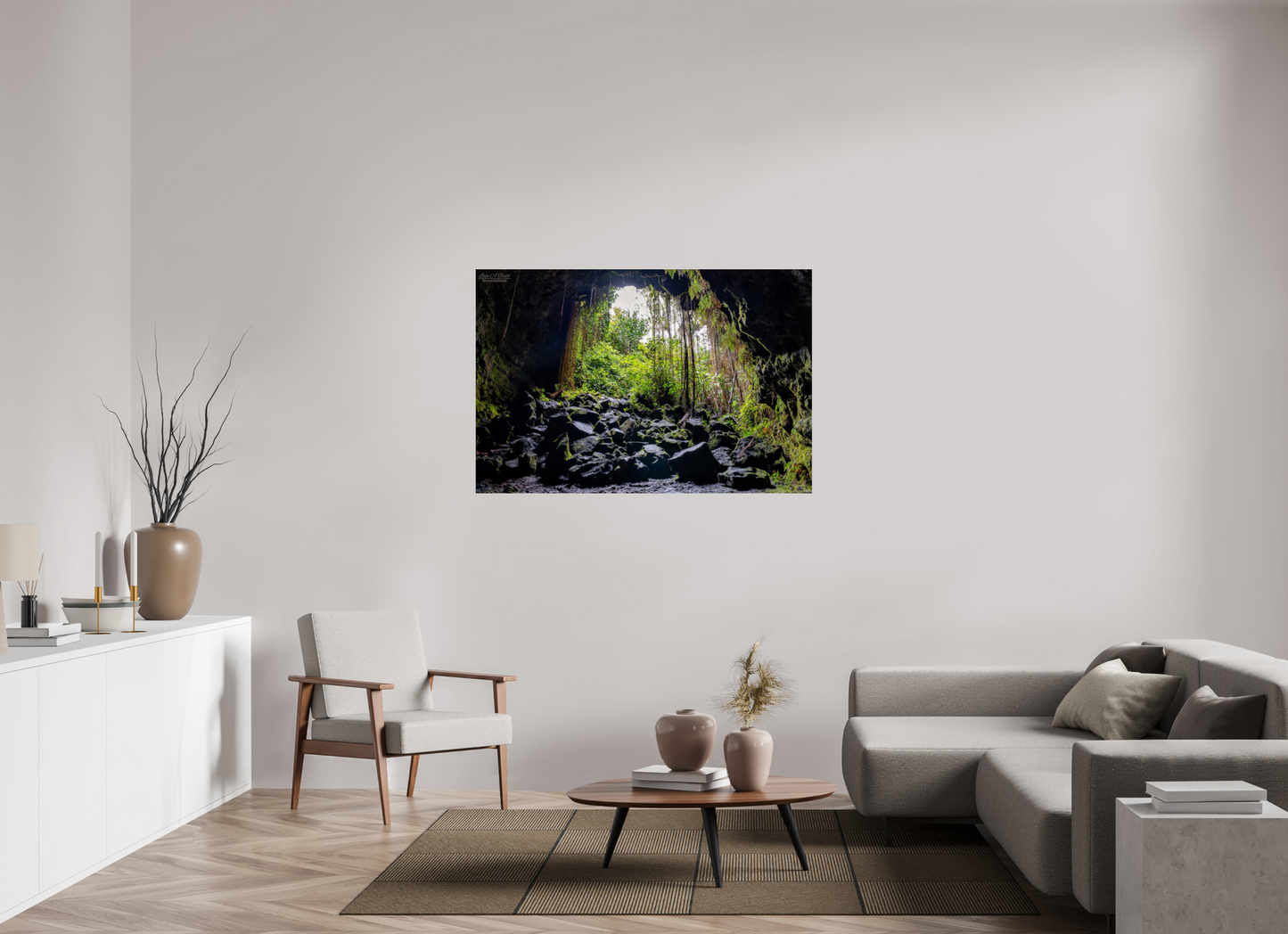 54 x 36″, Photo Print Under Acrylic Glass (10F) At the Cave's Edge