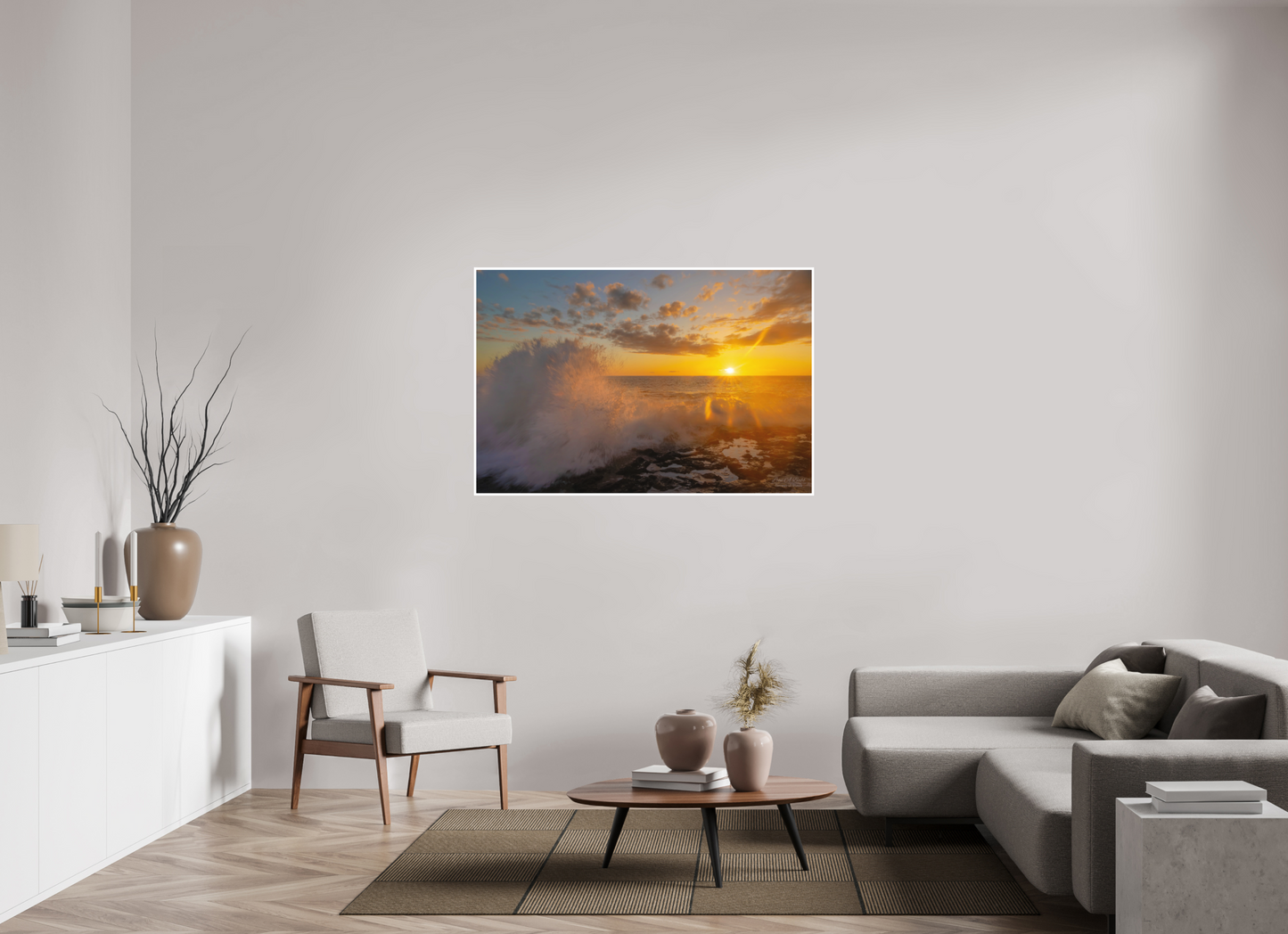 54 x 36″, Photo Print with Matte Lamination (05A) Kona Wave