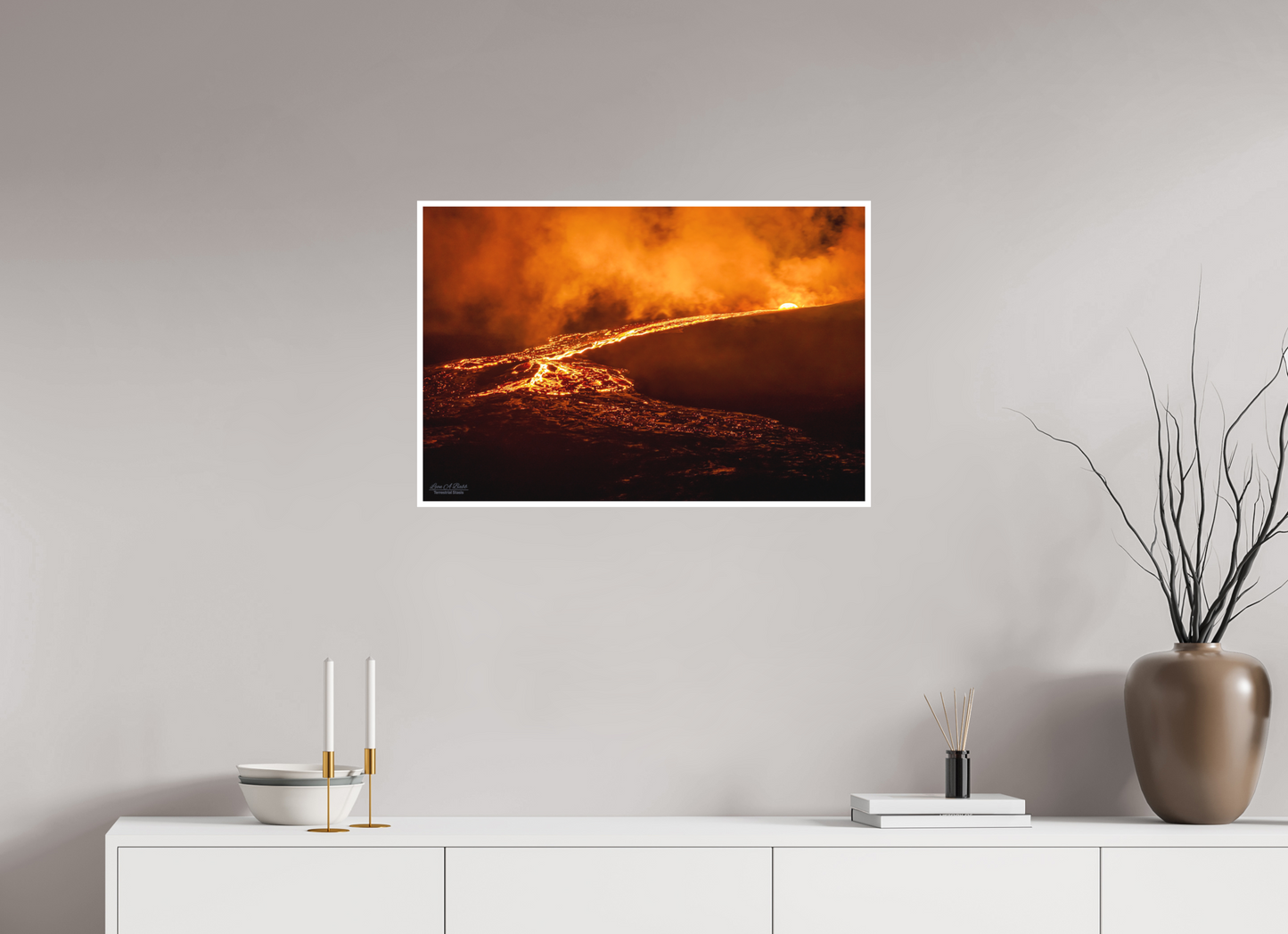 30 x 20″, Print with Matte Lamination Nightflow