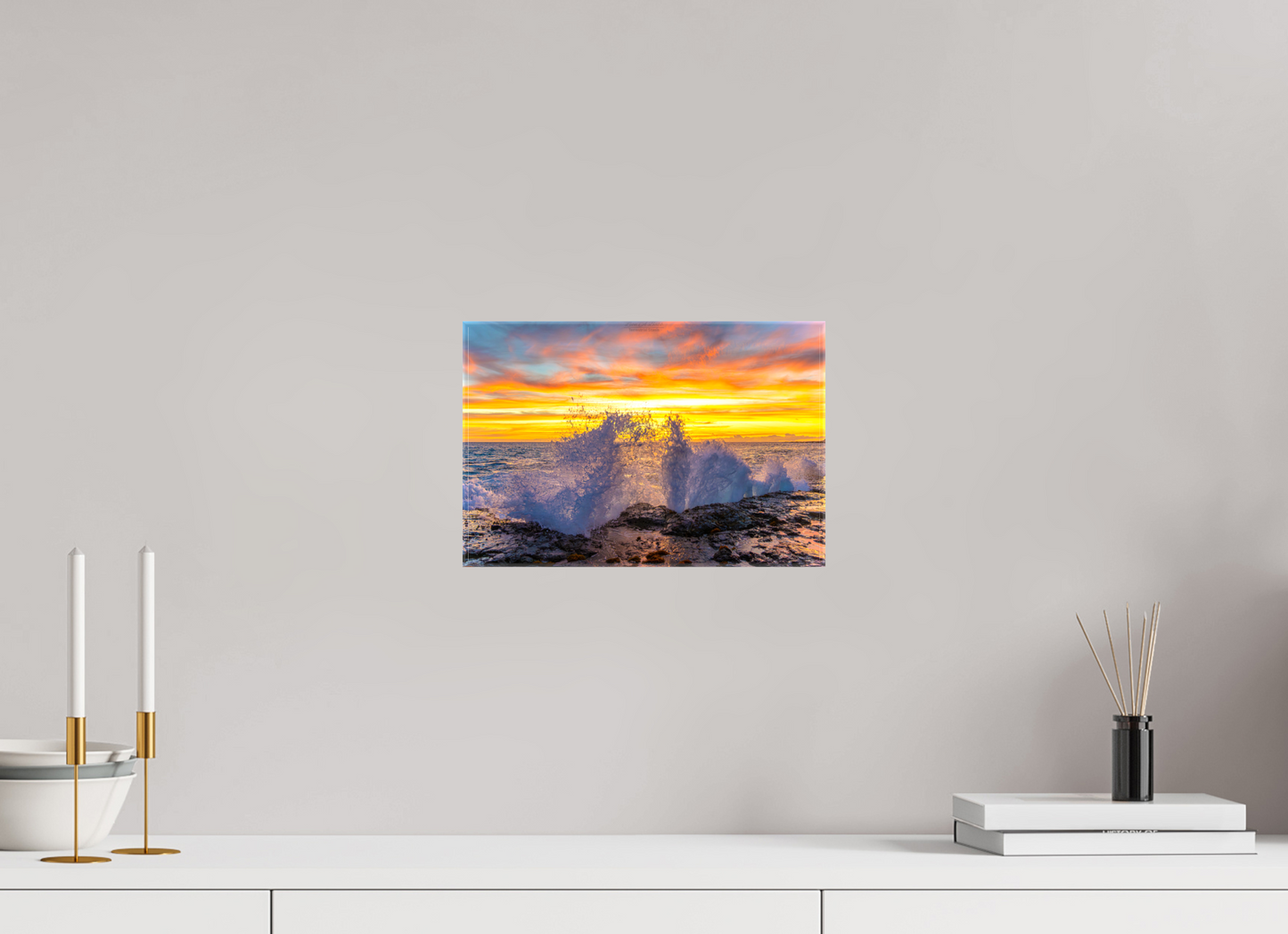 12 x 8″, Glossy Canvas (05B) Shoreline Ballet