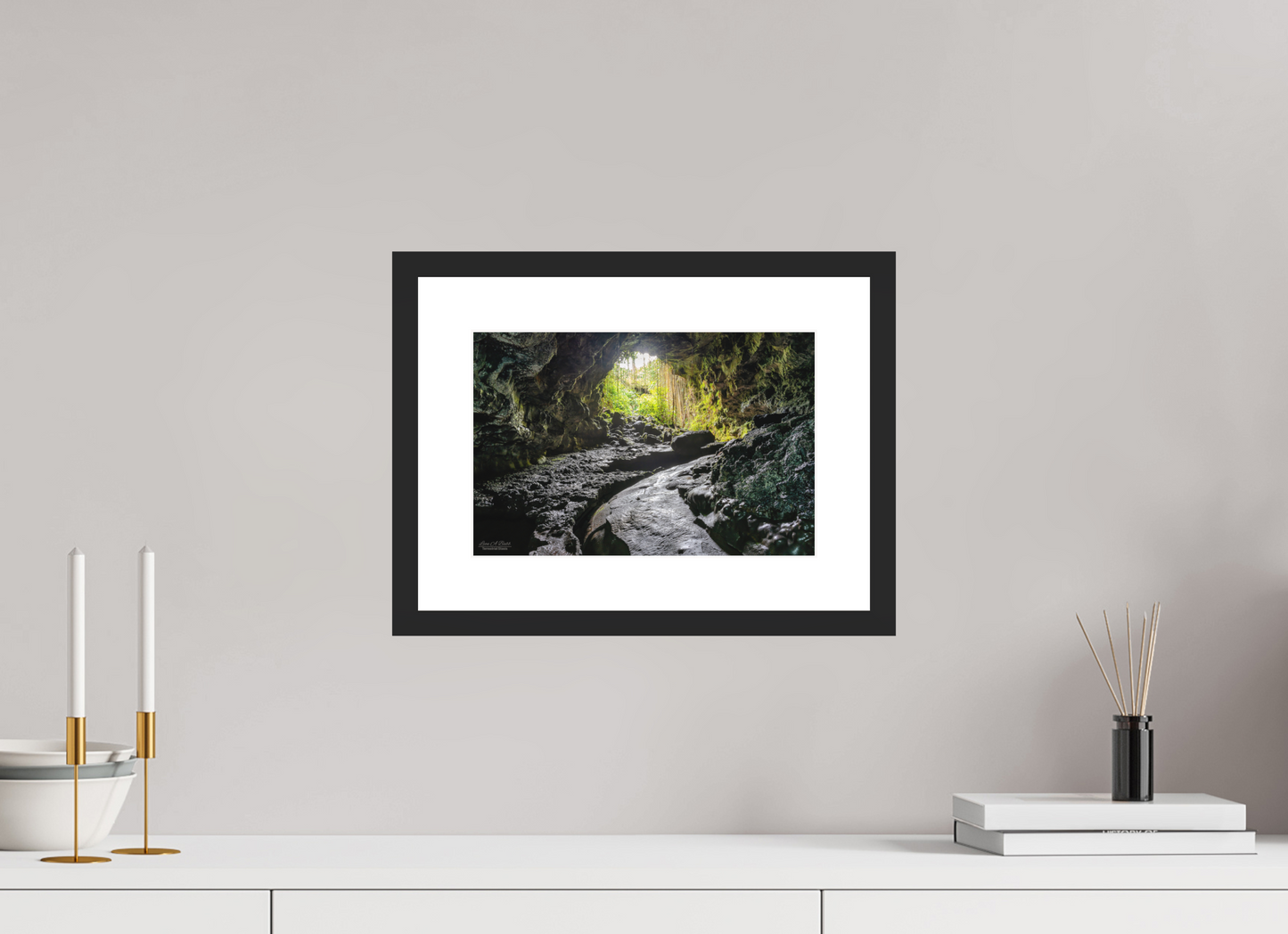 12 x 8″, Classic Black Matte Wood Frame Journey's End